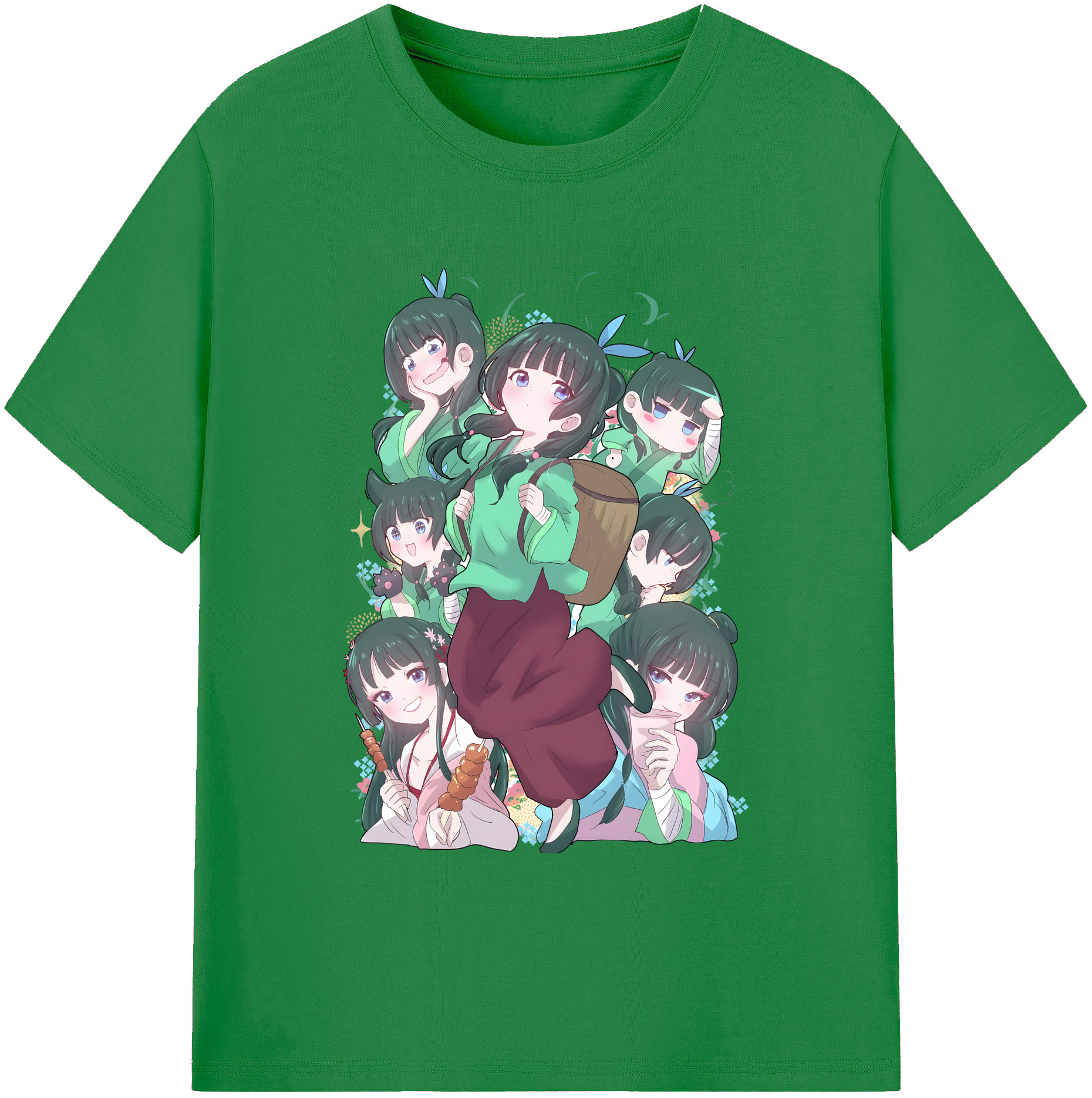 （画像用） 薬屋のひとりごと The Apothecary Diaries 綿100％ メンズ半袖Tシャツ｜肌触りやわらか＆通気性