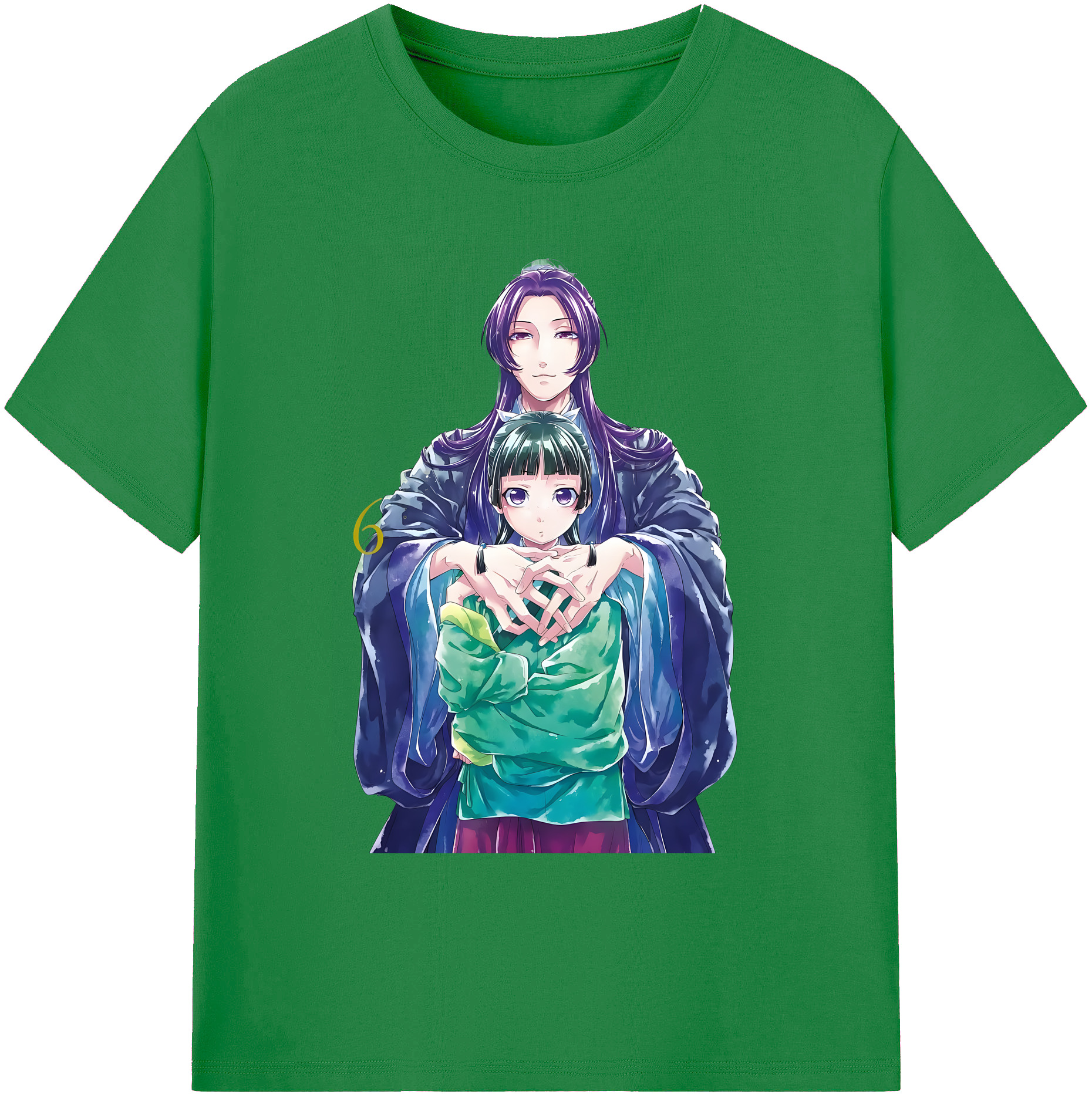（画像用） 薬屋のひとりごと The Apothecary Diaries 綿100％ メンズ半袖Tシャツ｜肌触りやわらか＆通気性