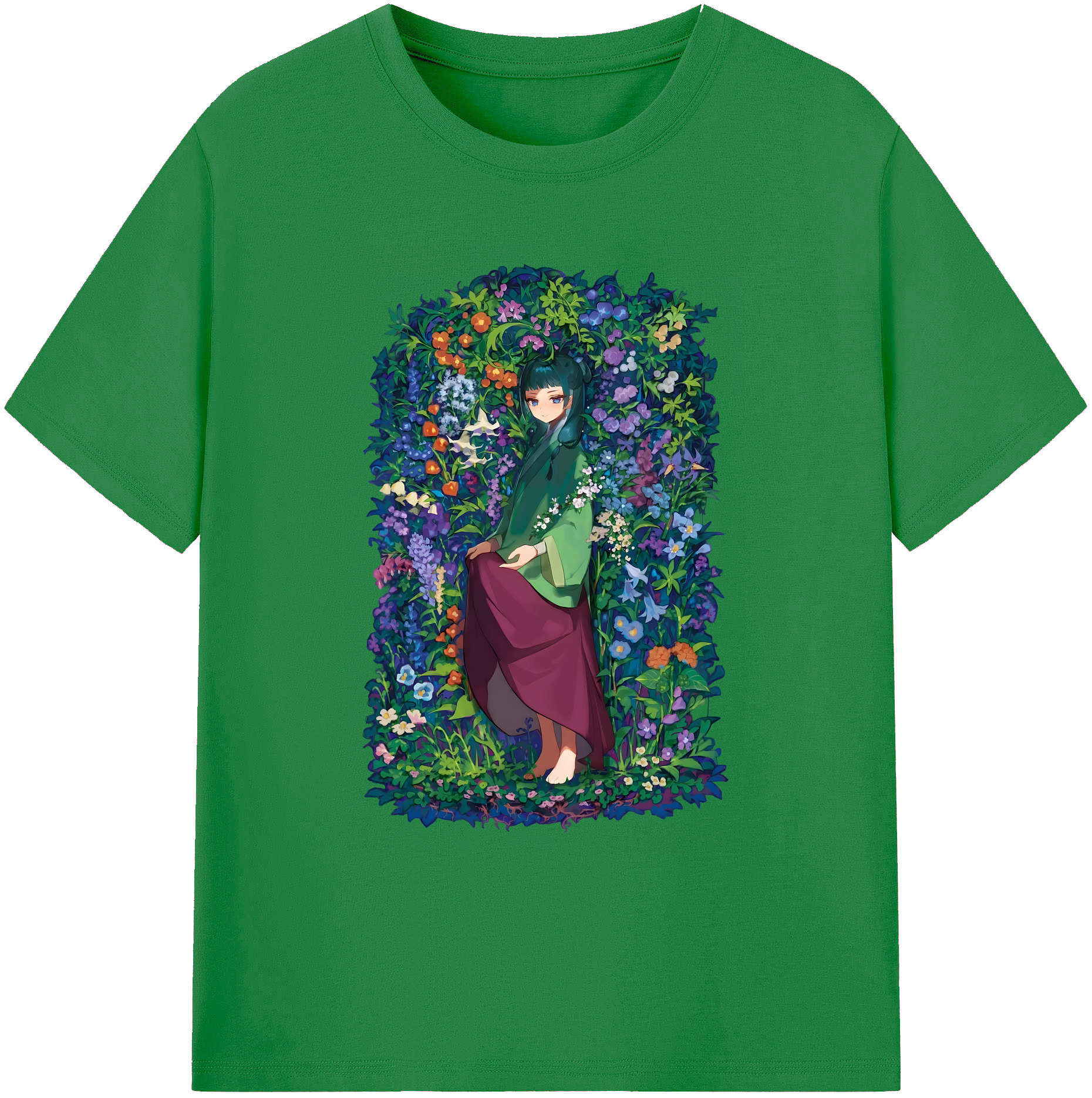 （画像用） 薬屋のひとりごと The Apothecary Diaries 綿100％ メンズ半袖Tシャツ｜肌触りやわらか＆通気性