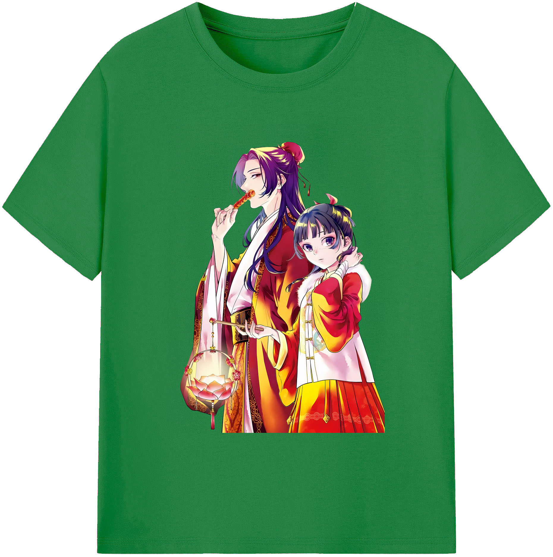 （画像用） 薬屋のひとりごと The Apothecary Diaries 綿100％ メンズ半袖Tシャツ｜肌触りやわらか＆通気性