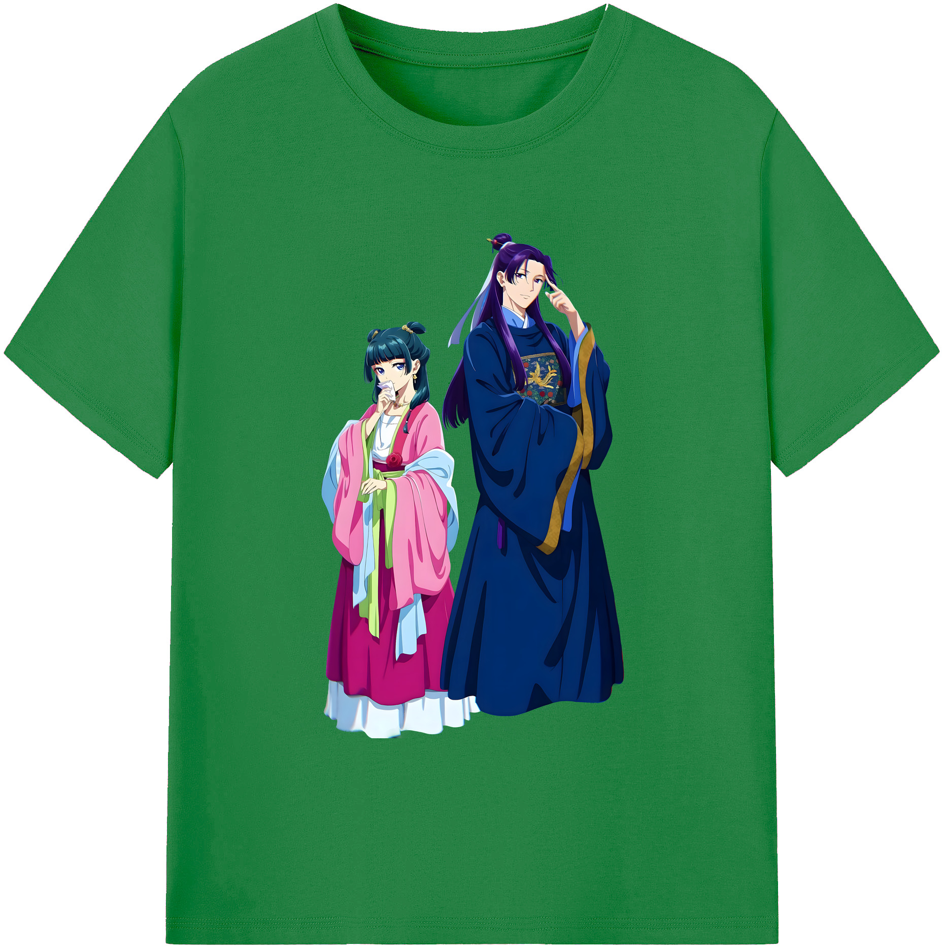 （画像用） 薬屋のひとりごと The Apothecary Diaries 綿100％ メンズ半袖Tシャツ｜肌触りやわらか＆通気性