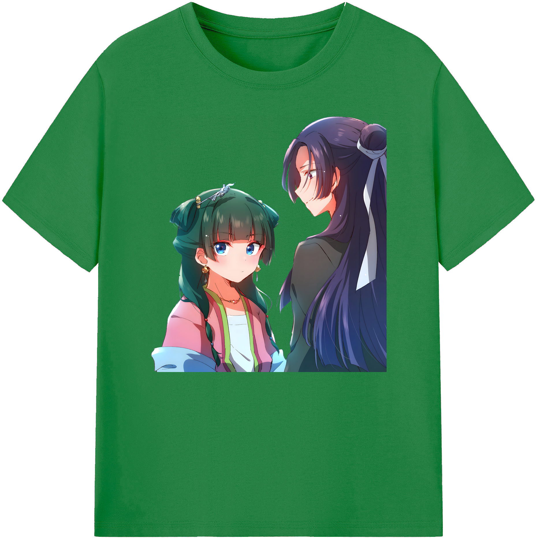 （画像用） 薬屋のひとりごと The Apothecary Diaries 綿100％ メンズ半袖Tシャツ｜肌触りやわらか＆通気性