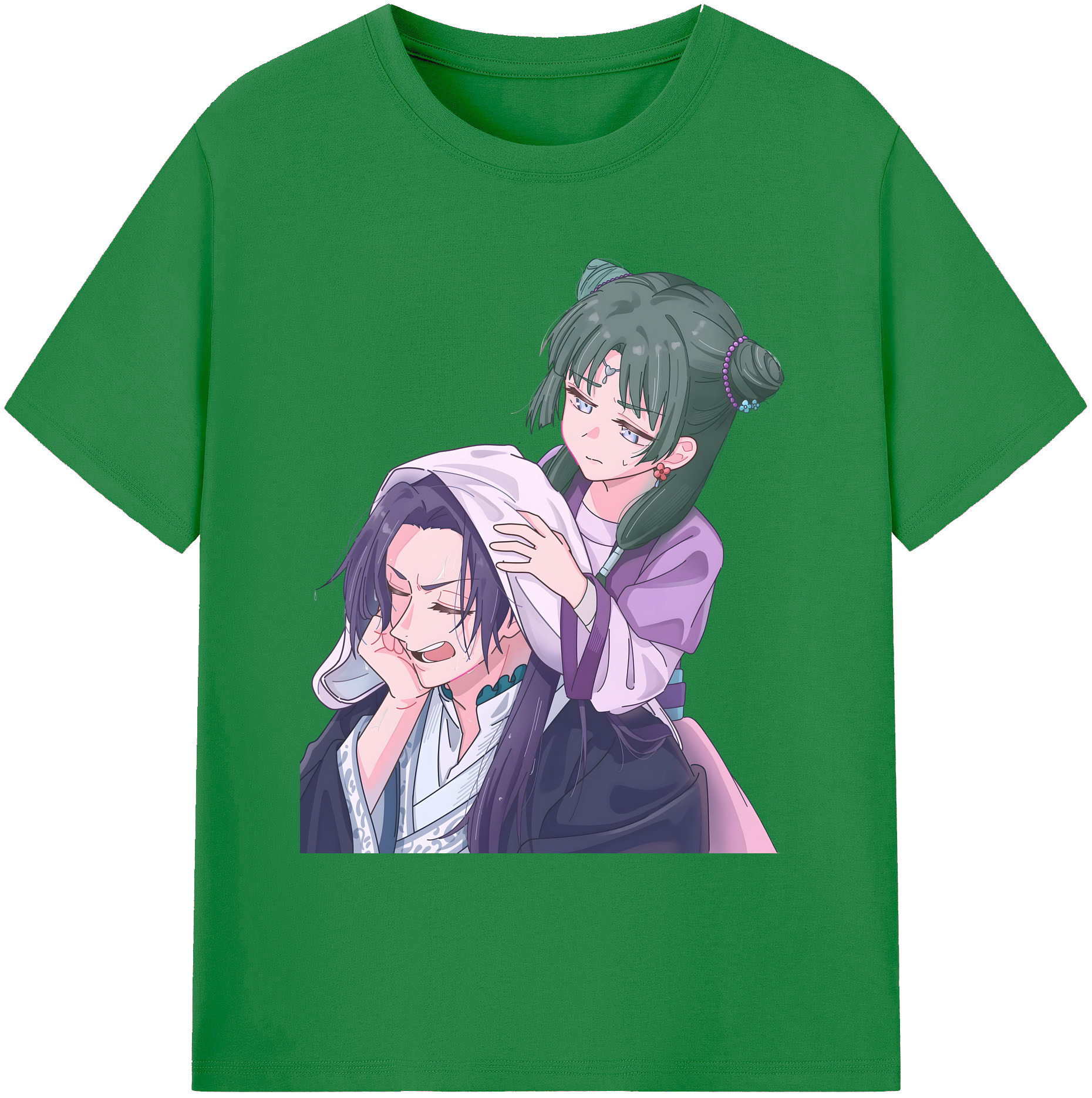 （画像用） 薬屋のひとりごと The Apothecary Diaries 綿100％ メンズ半袖Tシャツ｜肌触りやわらか＆通気性