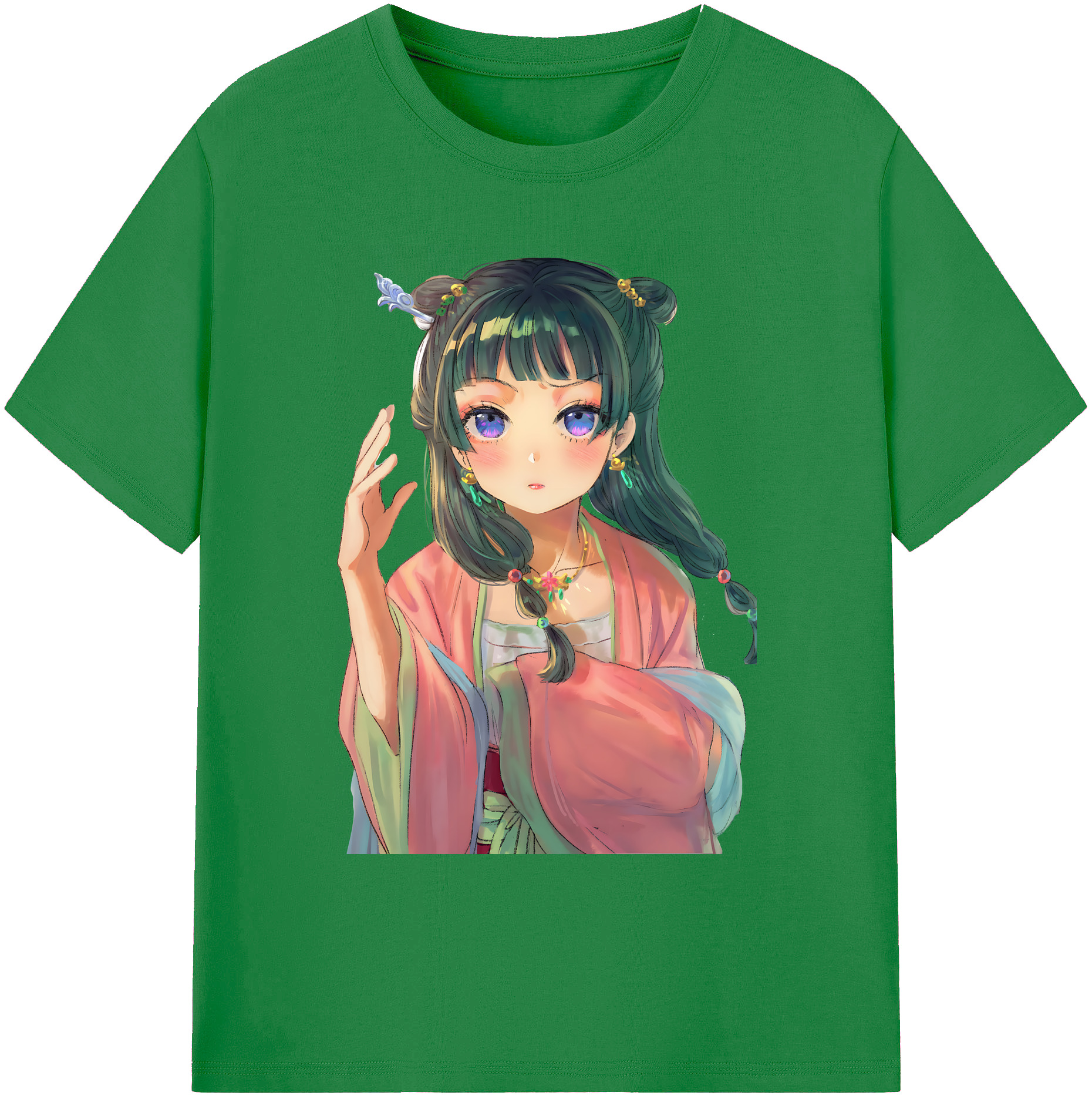 （画像用） 薬屋のひとりごと The Apothecary Diaries 綿100％ メンズ半袖Tシャツ｜肌触りやわらか＆通気性