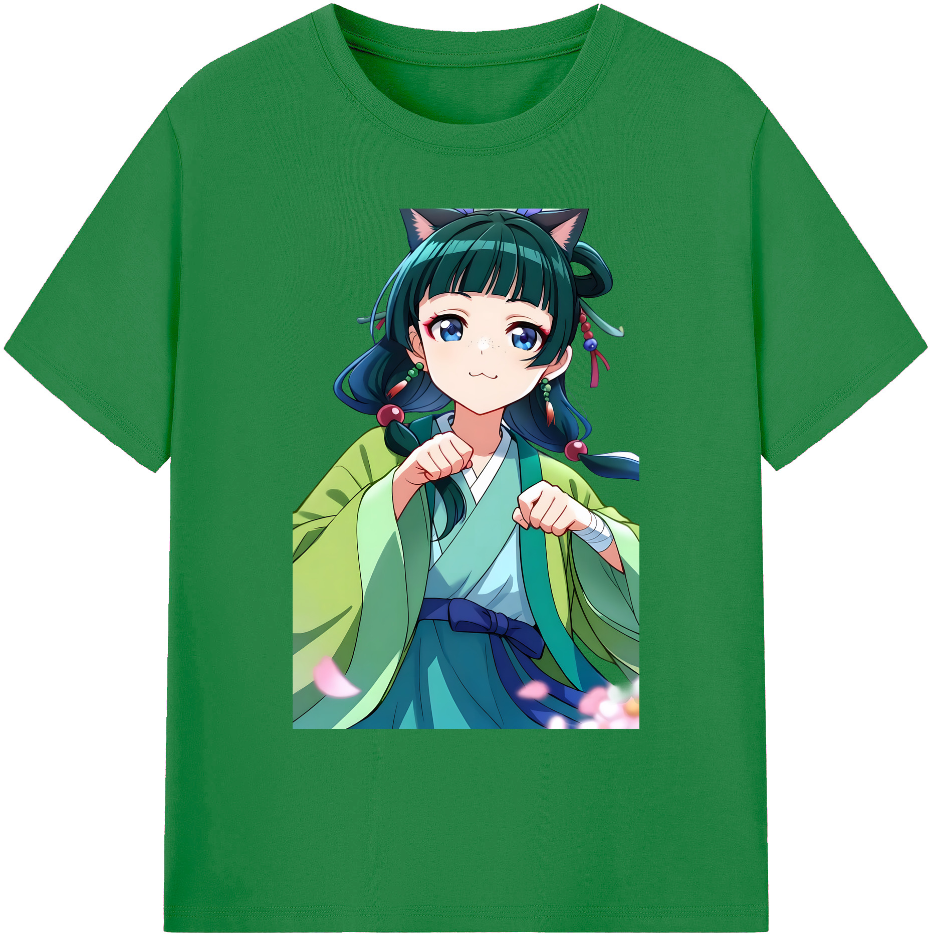 （画像用） 薬屋のひとりごと The Apothecary Diaries 綿100％ メンズ半袖Tシャツ｜肌触りやわらか＆通気性
