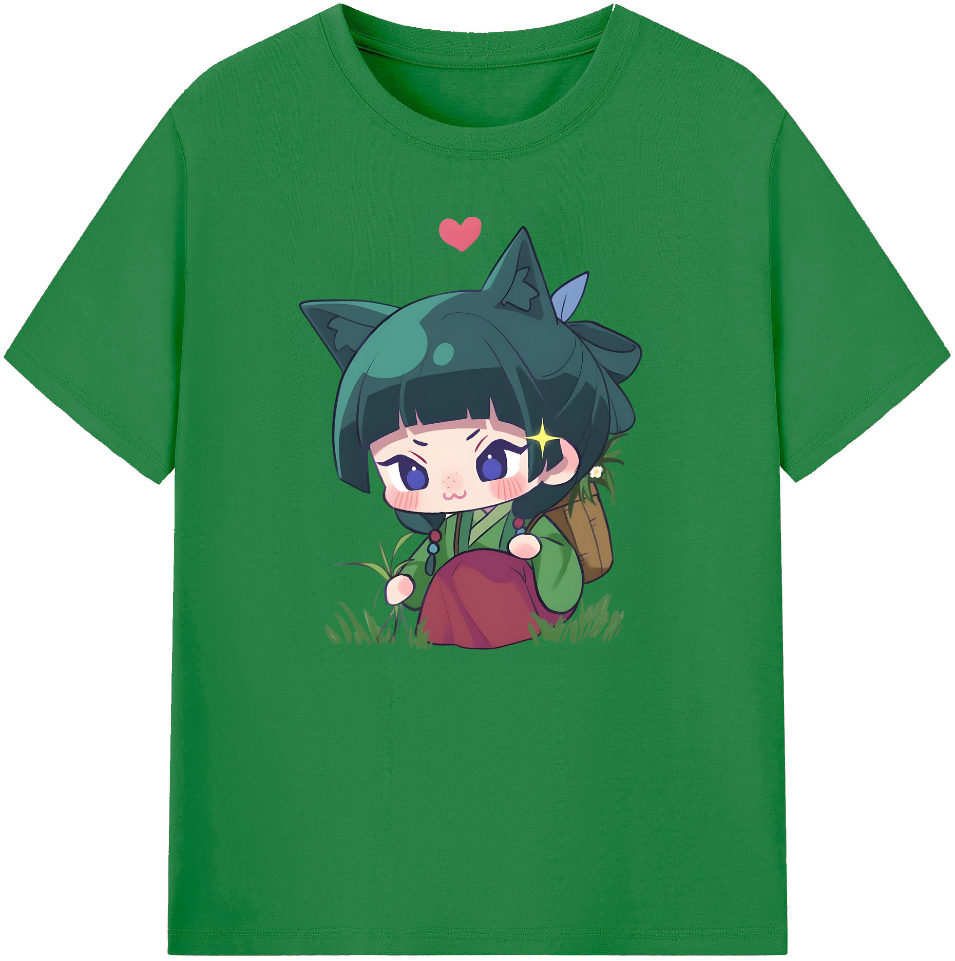 （画像用） 薬屋のひとりごと The Apothecary Diaries 綿100％ メンズ半袖Tシャツ｜肌触りやわらか＆通気性