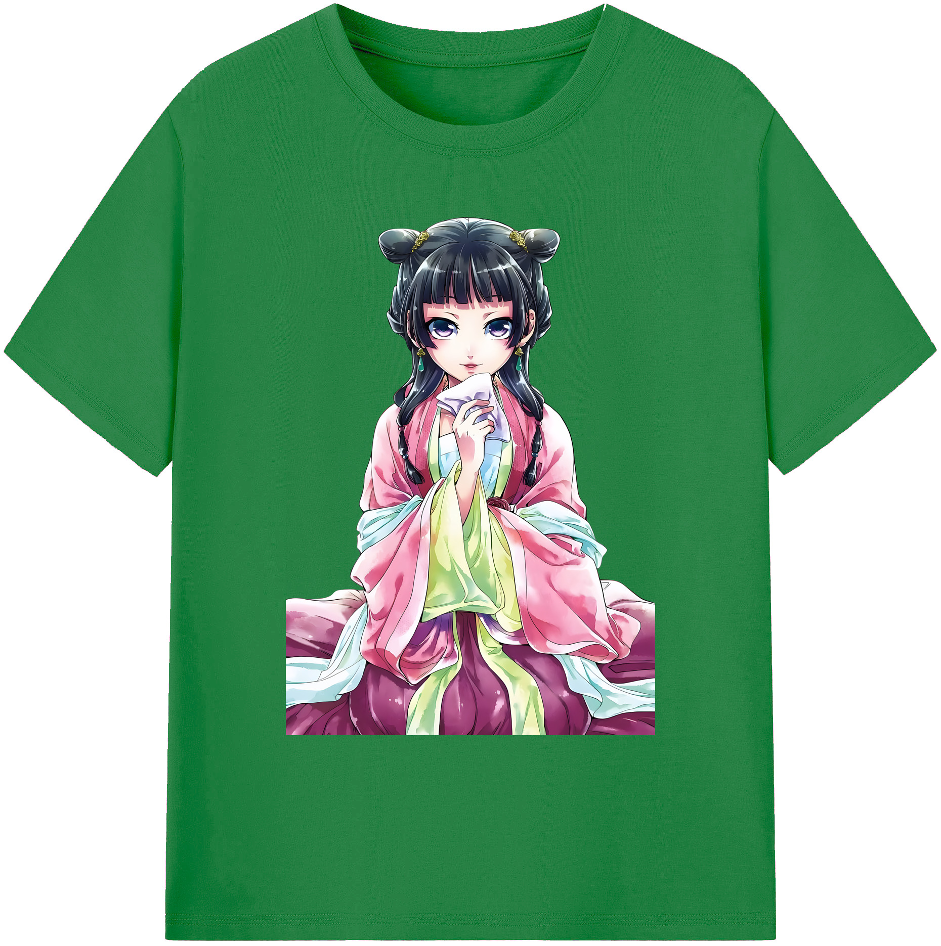 （画像用） 薬屋のひとりごと The Apothecary Diaries 綿100％ メンズ半袖Tシャツ｜肌触りやわらか＆通気性