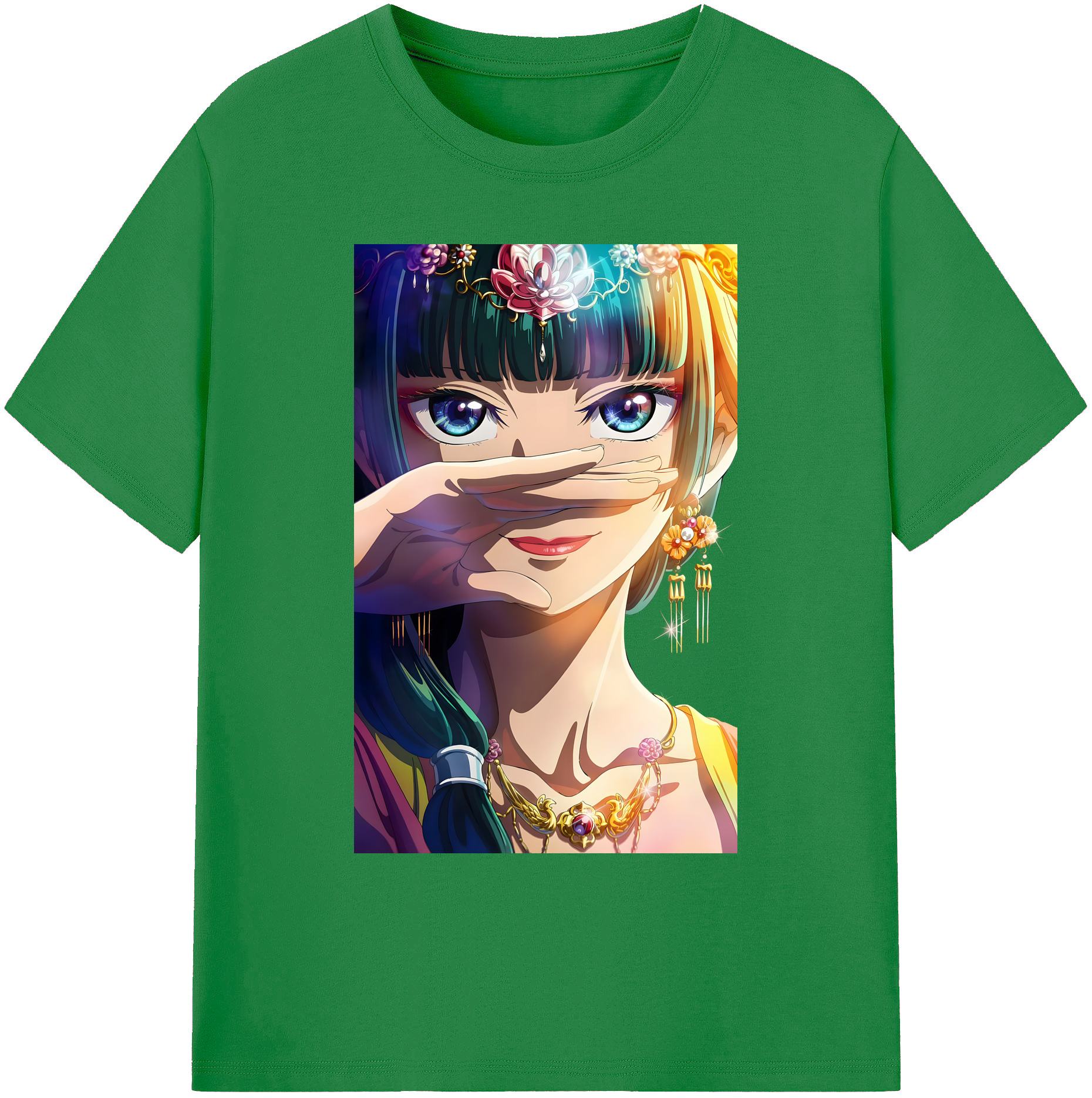 （画像用） 薬屋のひとりごと The Apothecary Diaries 綿100％ メンズ半袖Tシャツ｜肌触りやわらか＆通気性
