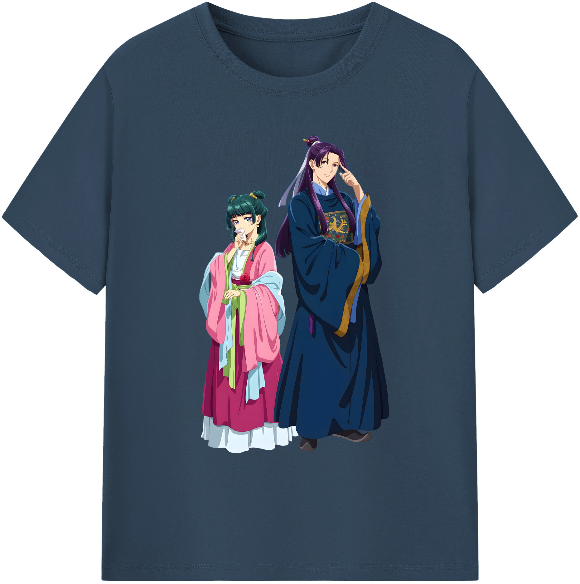 （画像用） 薬屋のひとりごと The Apothecary Diaries 綿100％ メンズ半袖Tシャツ｜肌触りやわらか＆通気性