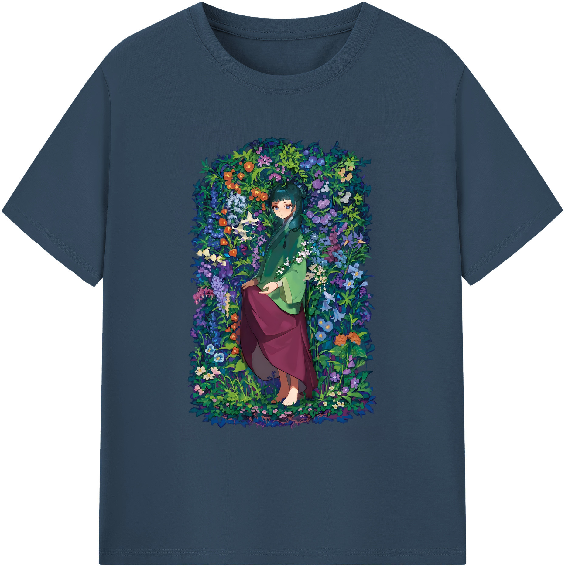 （画像用） 薬屋のひとりごと The Apothecary Diaries 綿100％ メンズ半袖Tシャツ｜肌触りやわらか＆通気性