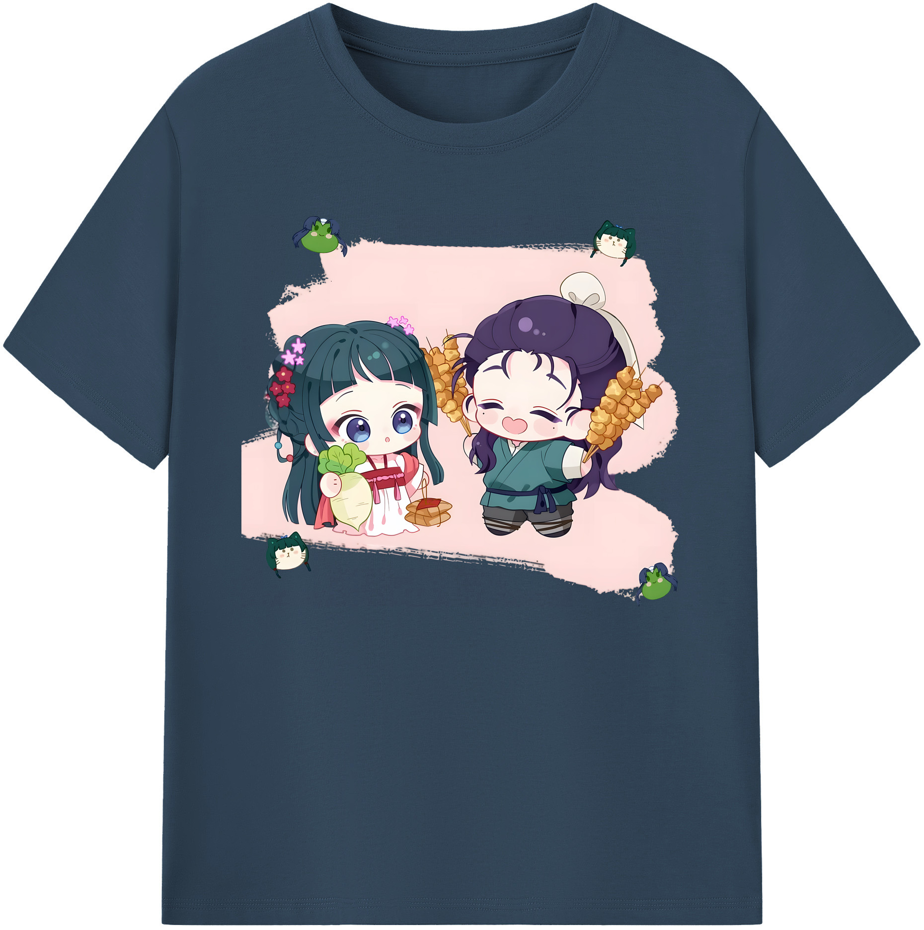 （画像用） 薬屋のひとりごと The Apothecary Diaries 綿100％ メンズ半袖Tシャツ｜肌触りやわらか＆通気性