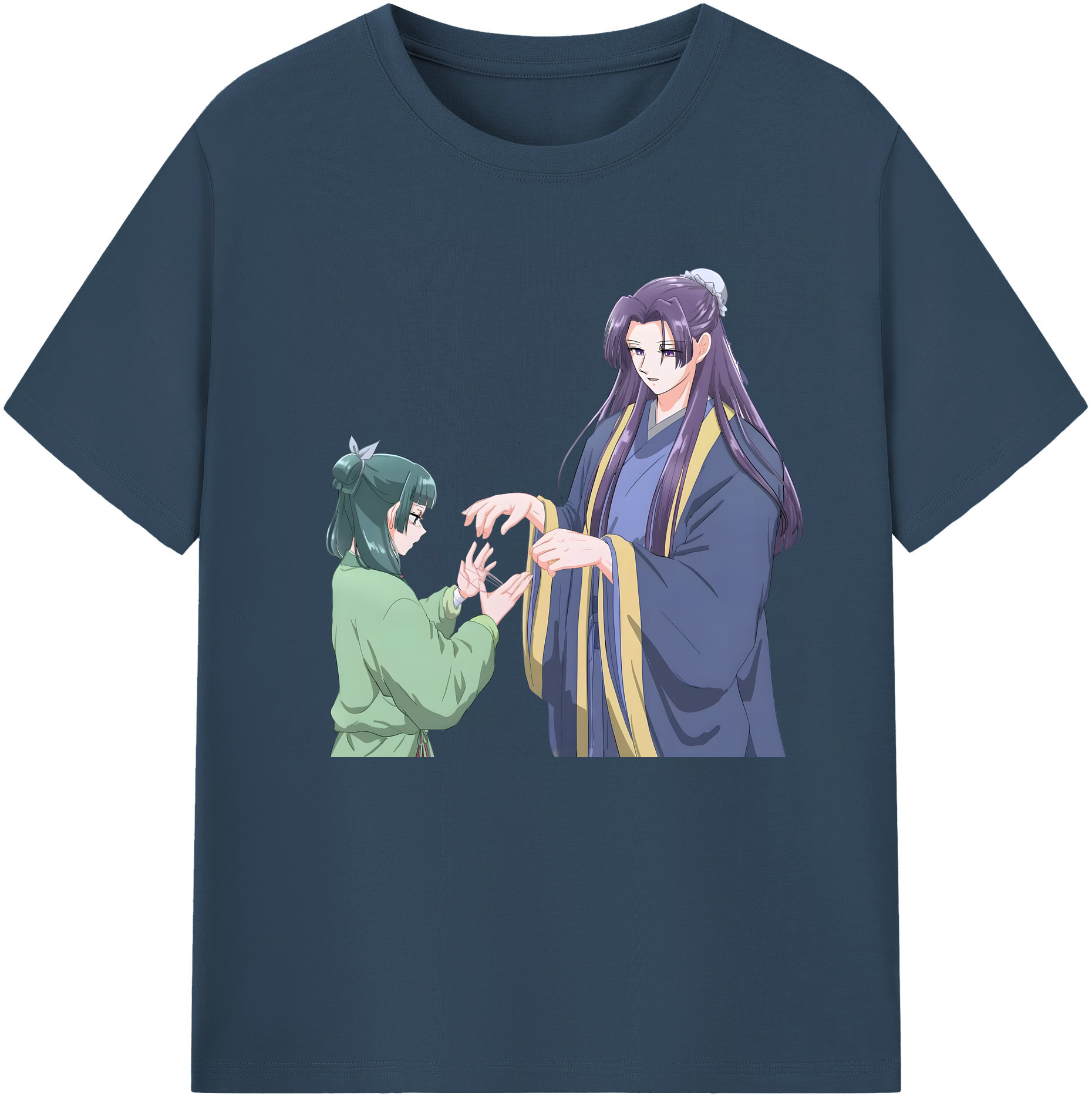 （画像用） 薬屋のひとりごと The Apothecary Diaries 綿100％ メンズ半袖Tシャツ｜肌触りやわらか＆通気性