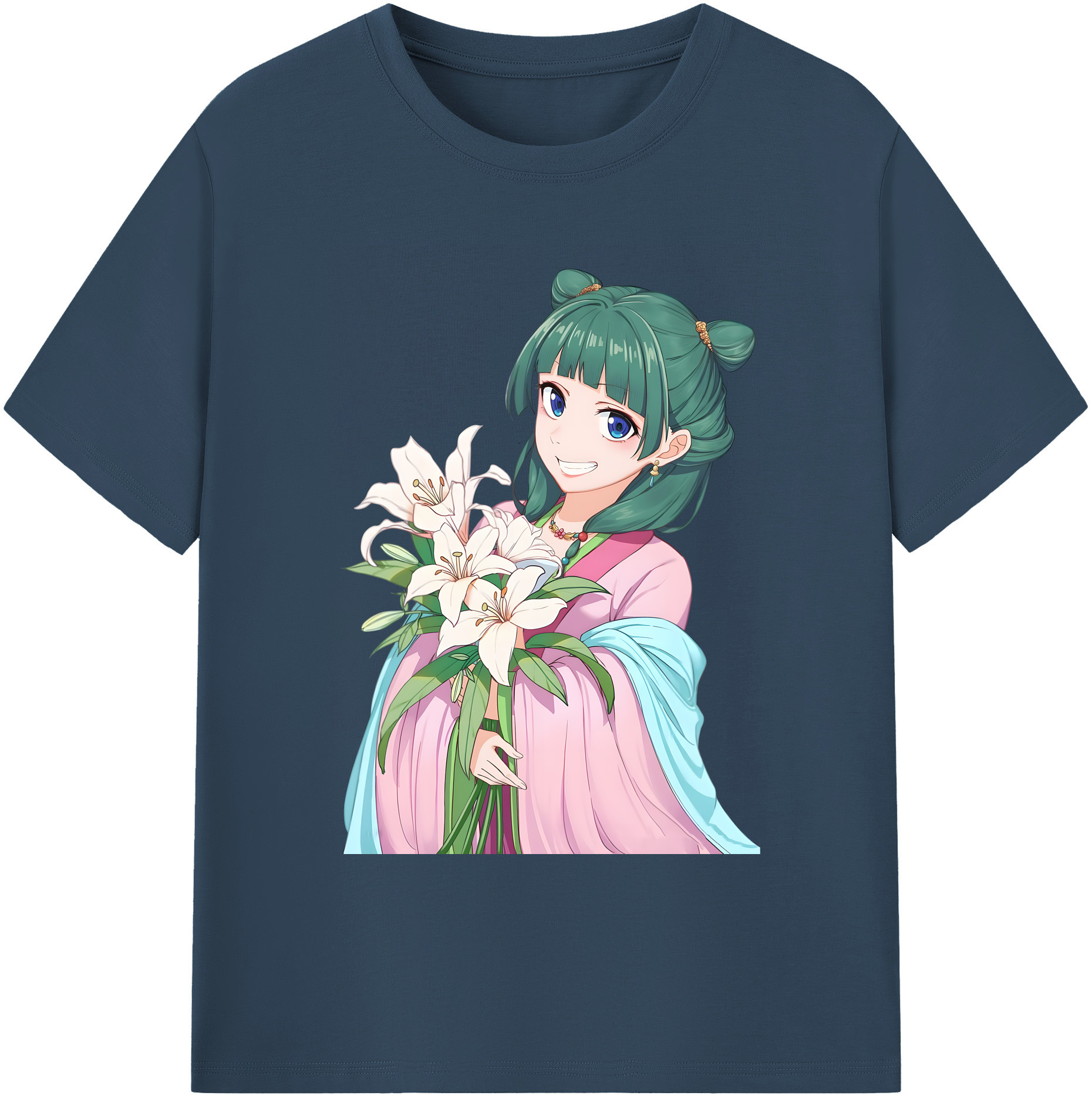 （画像用） 薬屋のひとりごと The Apothecary Diaries 綿100％ メンズ半袖Tシャツ｜肌触りやわらか＆通気性