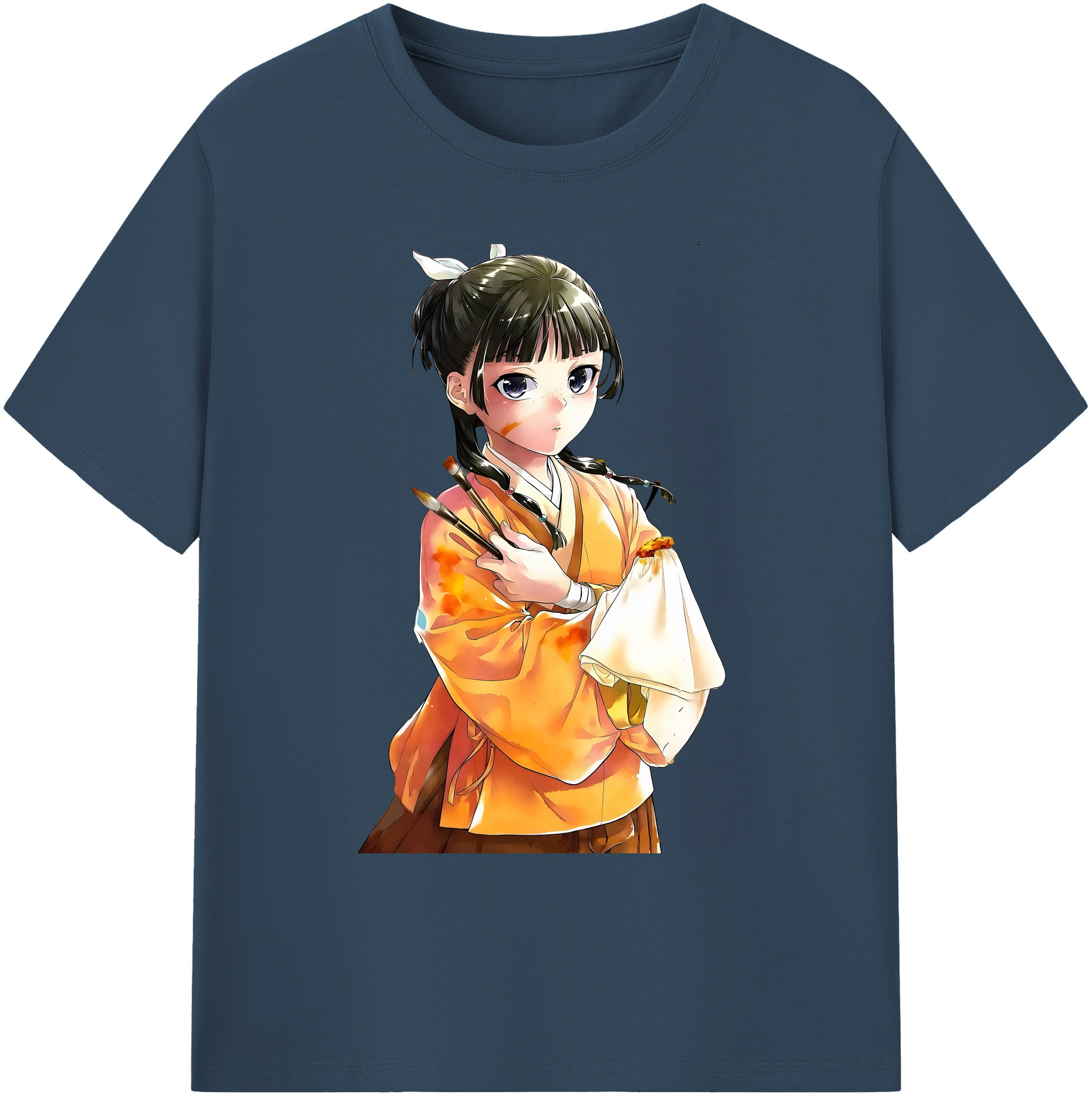 （画像用） 薬屋のひとりごと The Apothecary Diaries 綿100％ メンズ半袖Tシャツ｜肌触りやわらか＆通気性