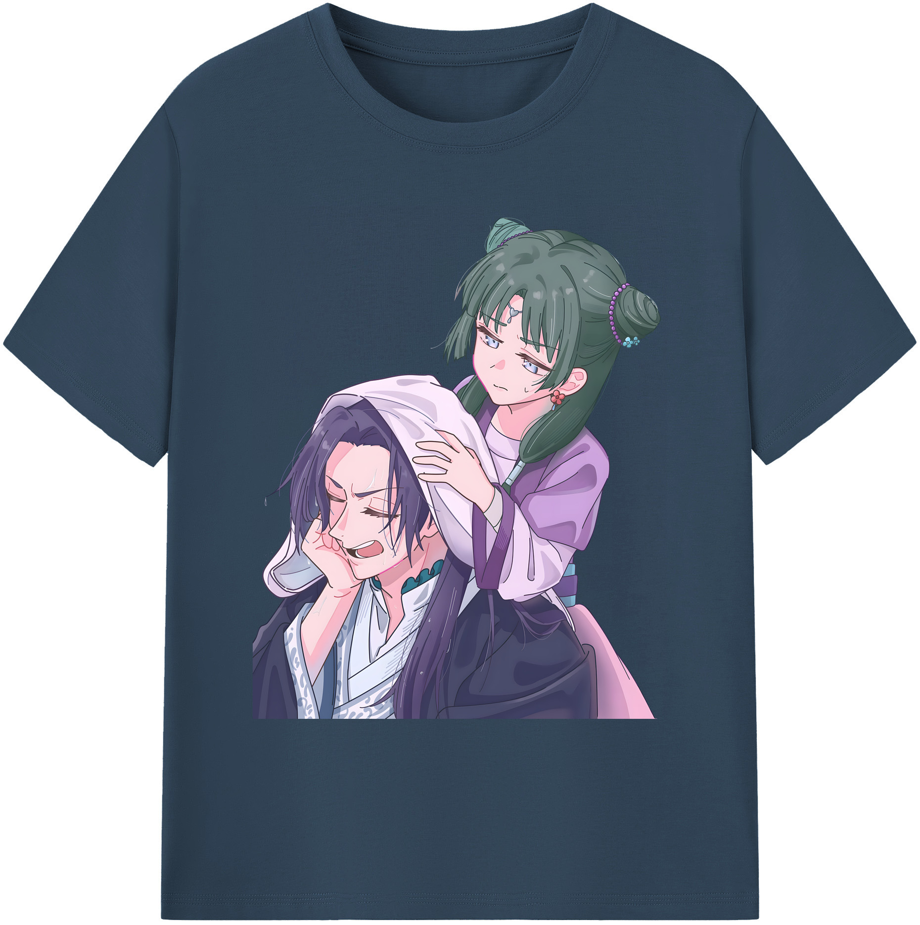 （画像用） 薬屋のひとりごと The Apothecary Diaries 綿100％ メンズ半袖Tシャツ｜肌触りやわらか＆通気性