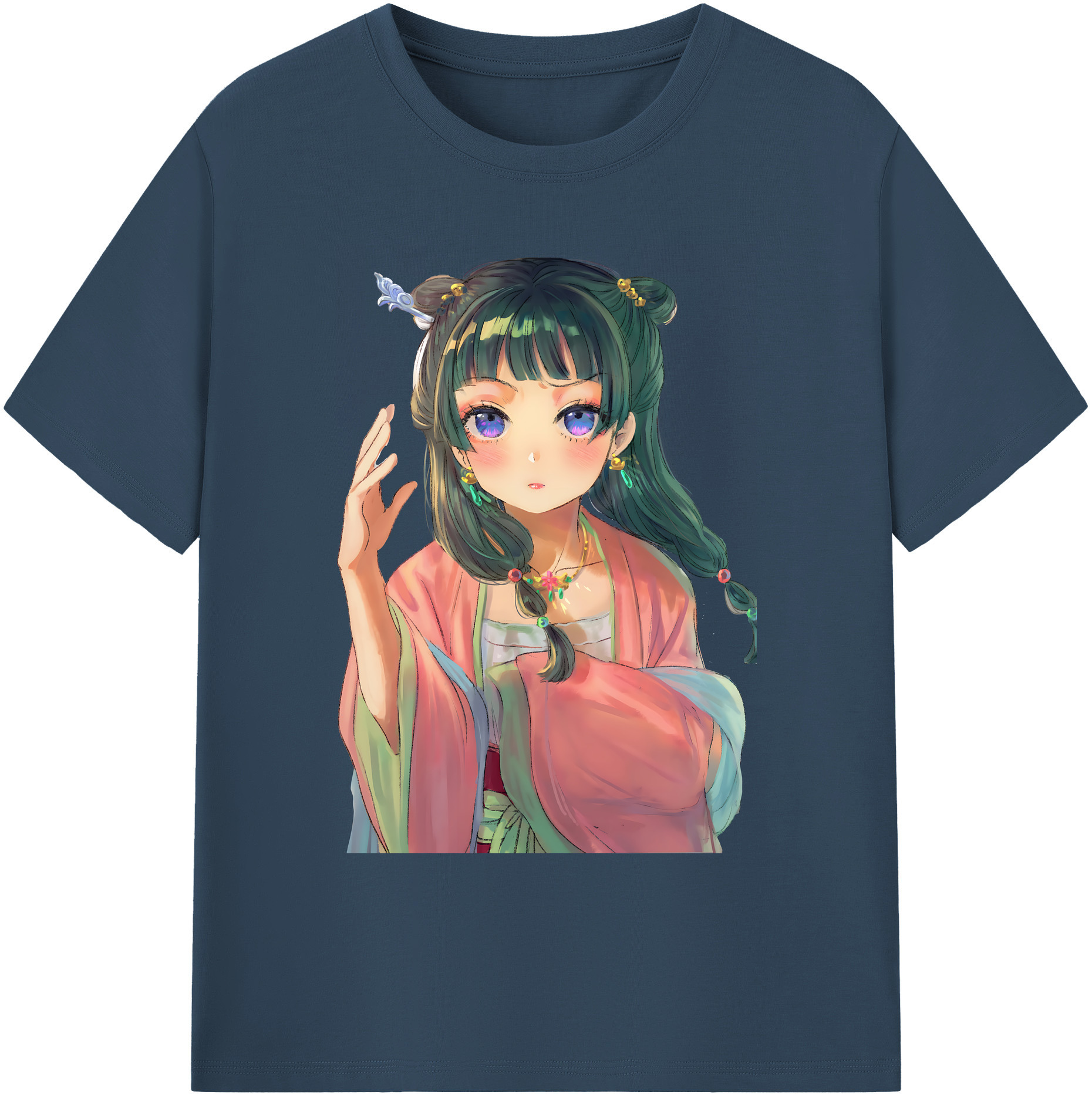（画像用） 薬屋のひとりごと The Apothecary Diaries 綿100％ メンズ半袖Tシャツ｜肌触りやわらか＆通気性