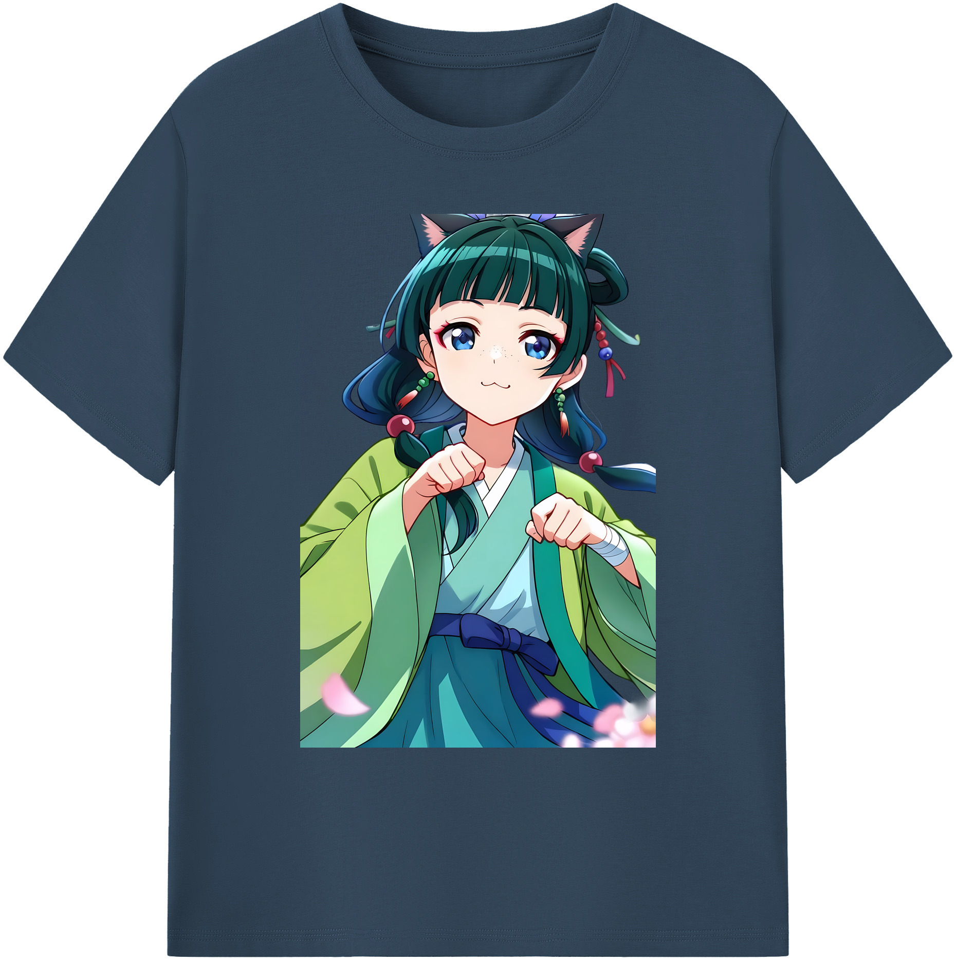 （画像用） 薬屋のひとりごと The Apothecary Diaries 綿100％ メンズ半袖Tシャツ｜肌触りやわらか＆通気性