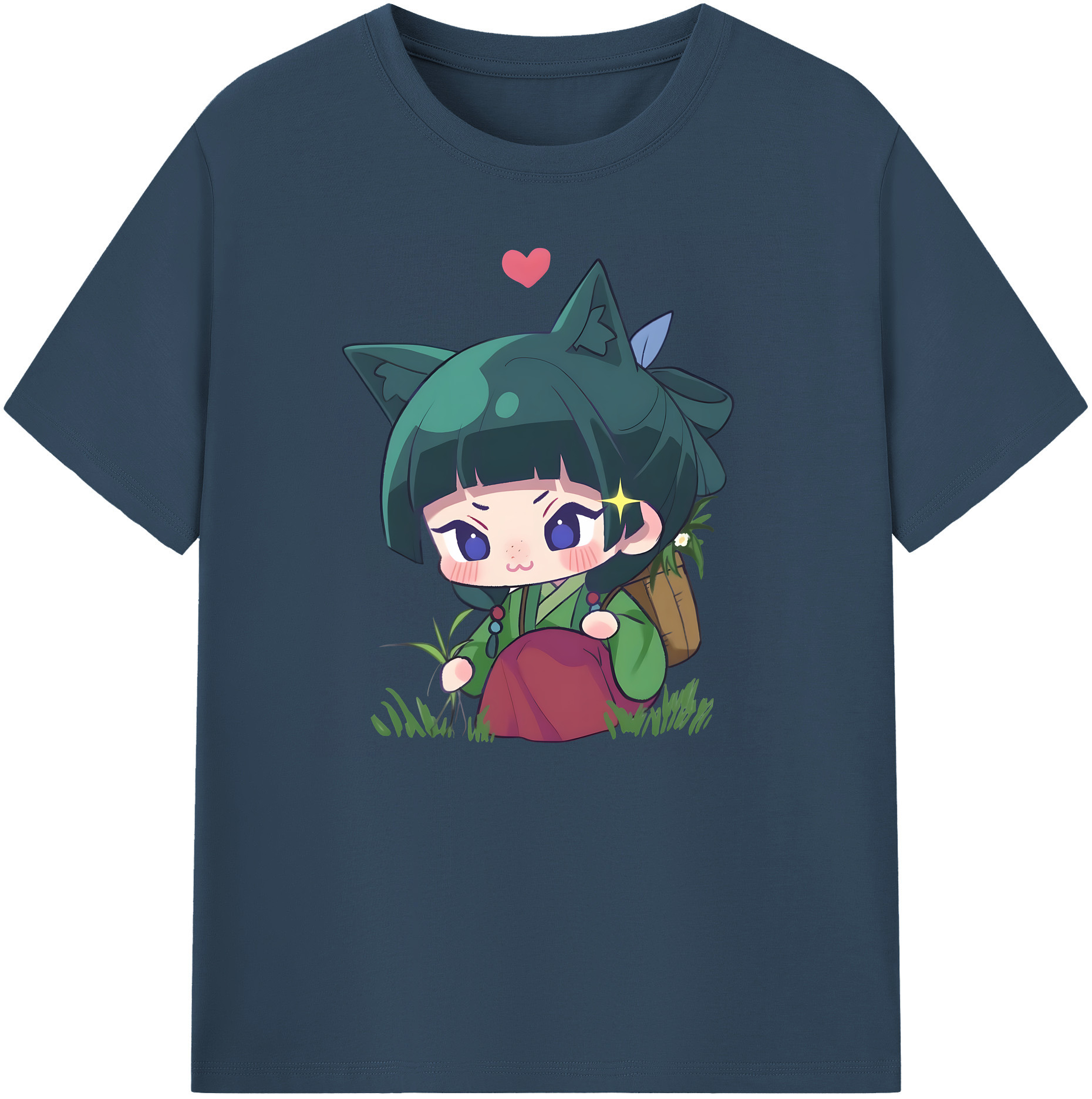 （画像用） 薬屋のひとりごと The Apothecary Diaries 綿100％ メンズ半袖Tシャツ｜肌触りやわらか＆通気性