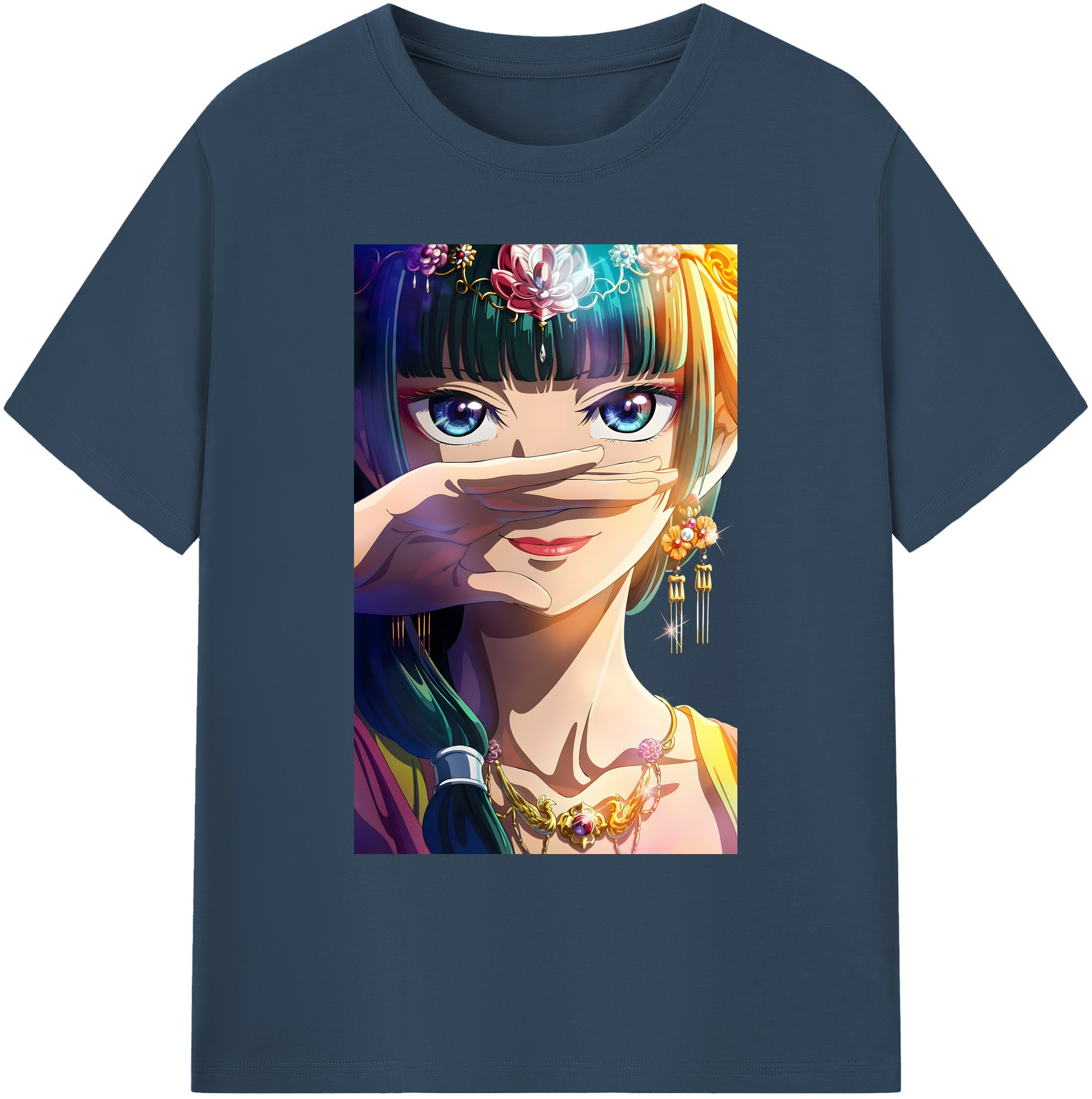 （画像用） 薬屋のひとりごと The Apothecary Diaries 綿100％ メンズ半袖Tシャツ｜肌触りやわらか＆通気性
