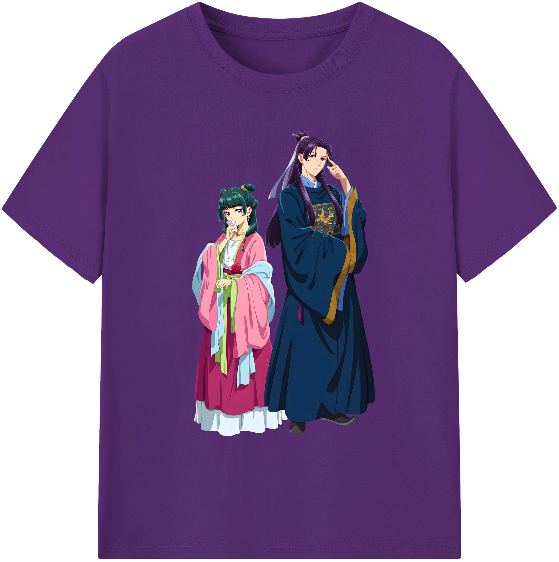 （画像用） 薬屋のひとりごと The Apothecary Diaries 綿100％ メンズ半袖Tシャツ｜肌触りやわらか＆通気性