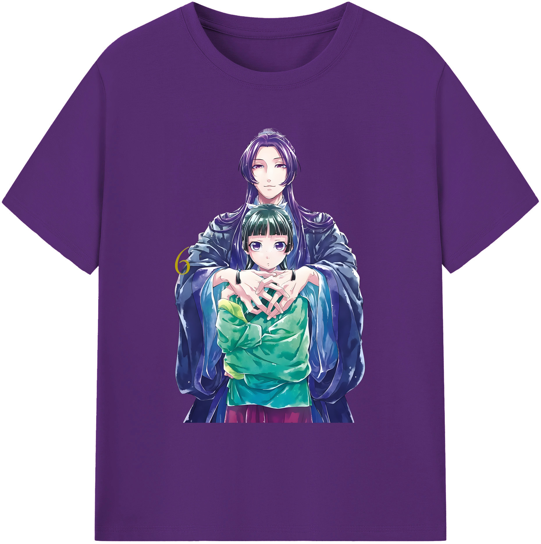 （画像用） 薬屋のひとりごと The Apothecary Diaries 綿100％ メンズ半袖Tシャツ｜肌触りやわらか＆通気性