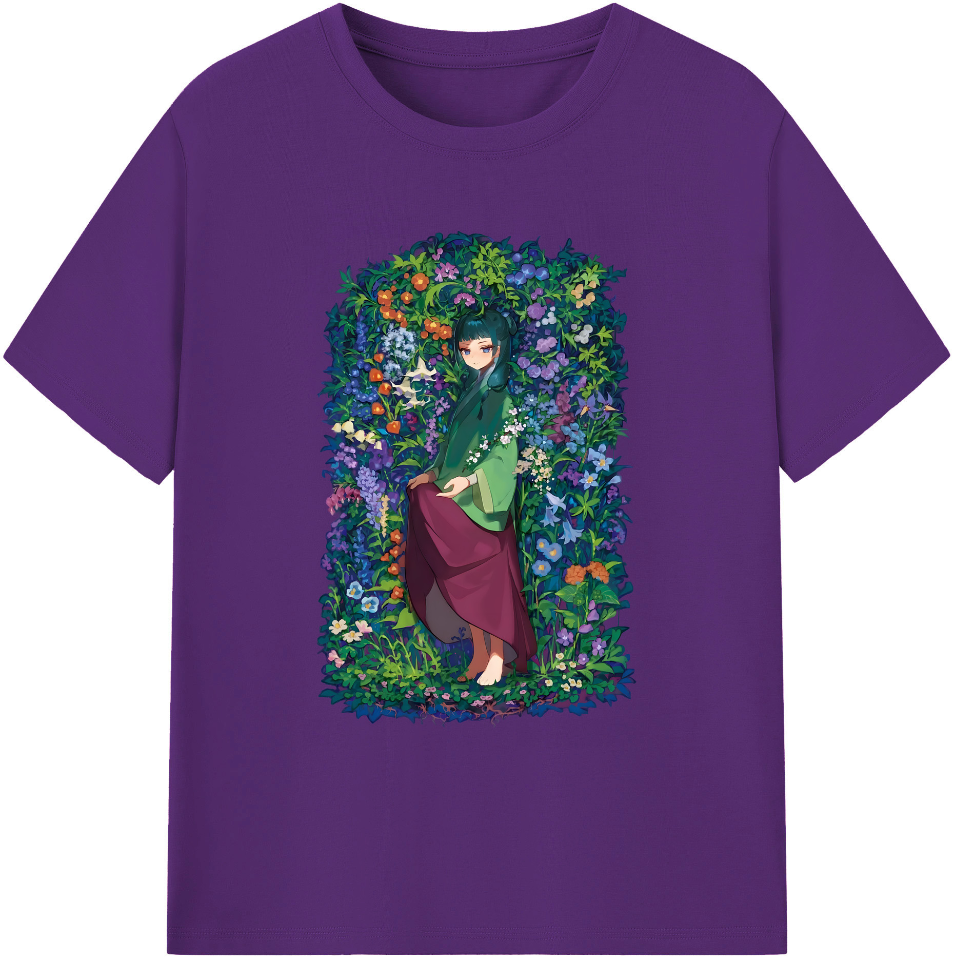 （画像用） 薬屋のひとりごと The Apothecary Diaries 綿100％ メンズ半袖Tシャツ｜肌触りやわらか＆通気性