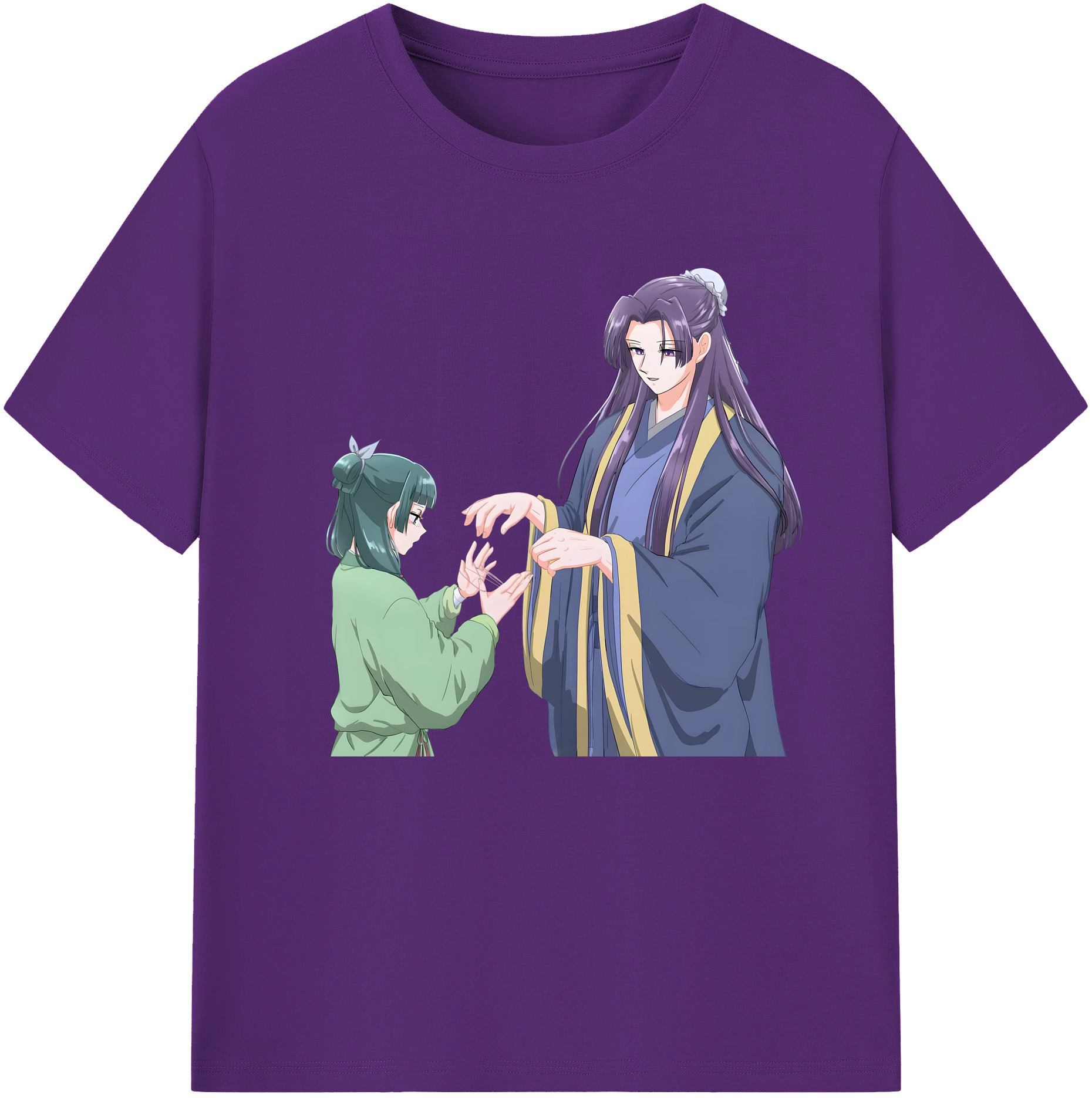 （画像用） 薬屋のひとりごと The Apothecary Diaries 綿100％ メンズ半袖Tシャツ｜肌触りやわらか＆通気性