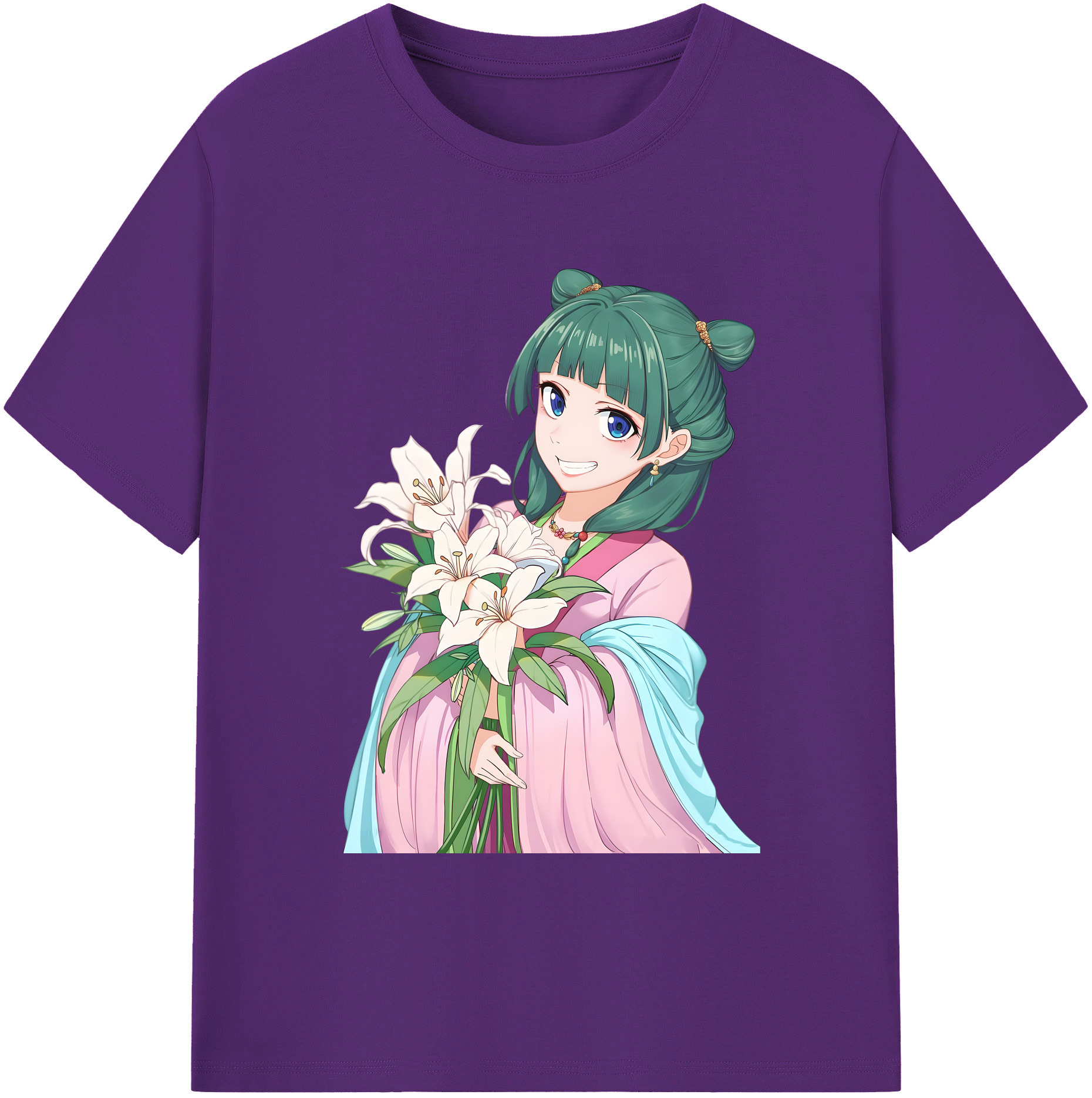 （画像用） 薬屋のひとりごと The Apothecary Diaries 綿100％ メンズ半袖Tシャツ｜肌触りやわらか＆通気性