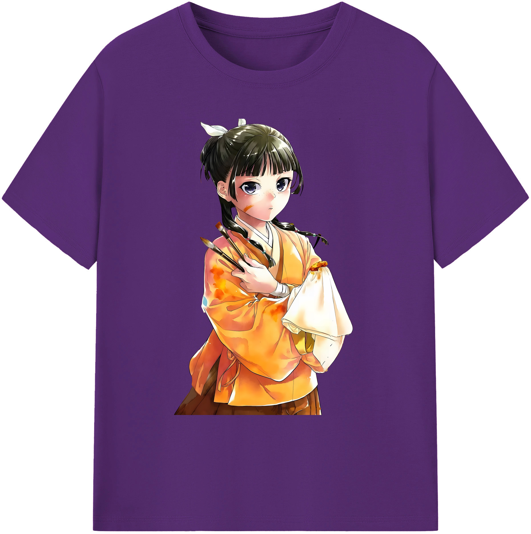 （画像用） 薬屋のひとりごと The Apothecary Diaries 綿100％ メンズ半袖Tシャツ｜肌触りやわらか＆通気性