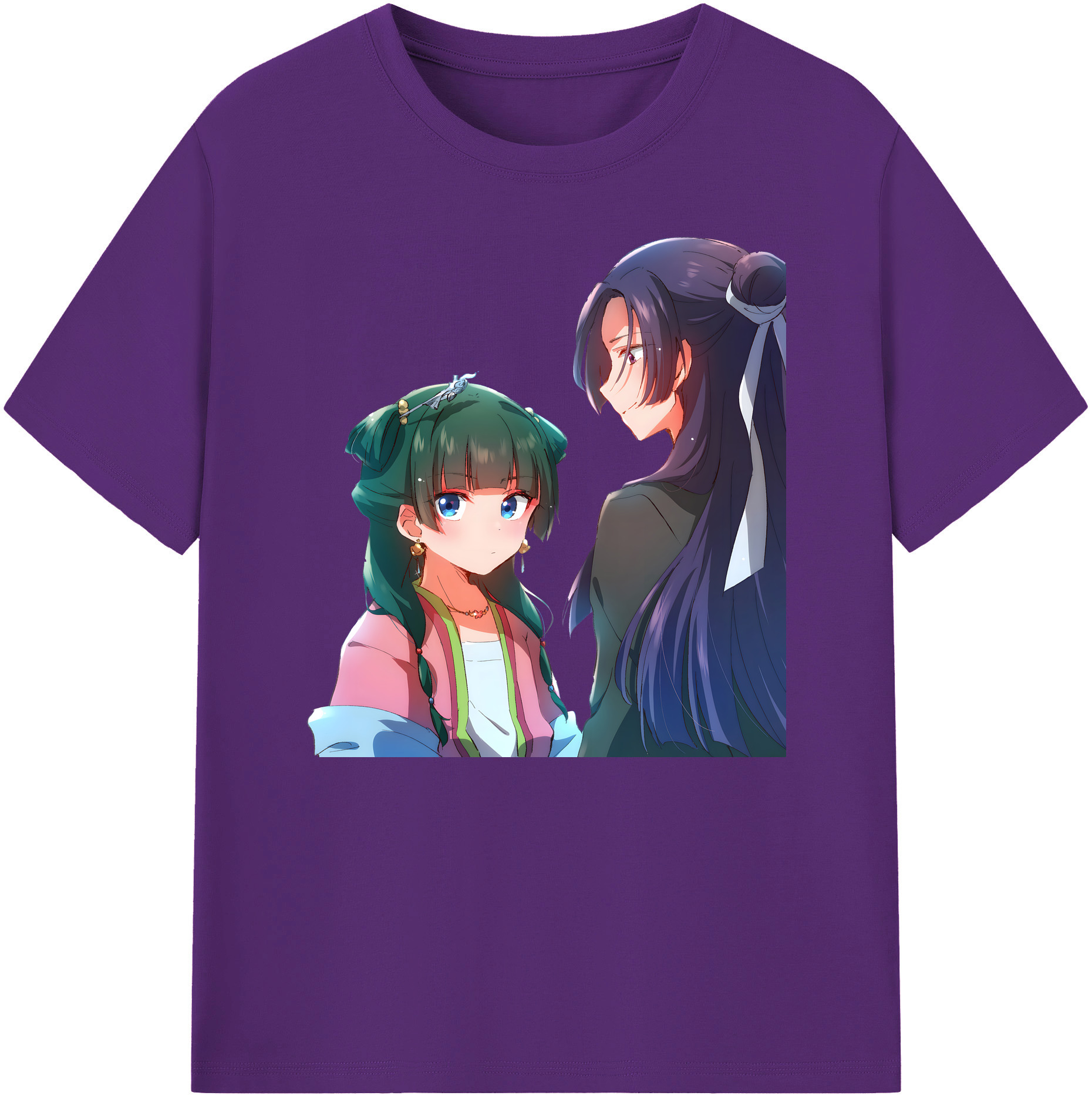 （画像用） 薬屋のひとりごと The Apothecary Diaries 綿100％ メンズ半袖Tシャツ｜肌触りやわらか＆通気性