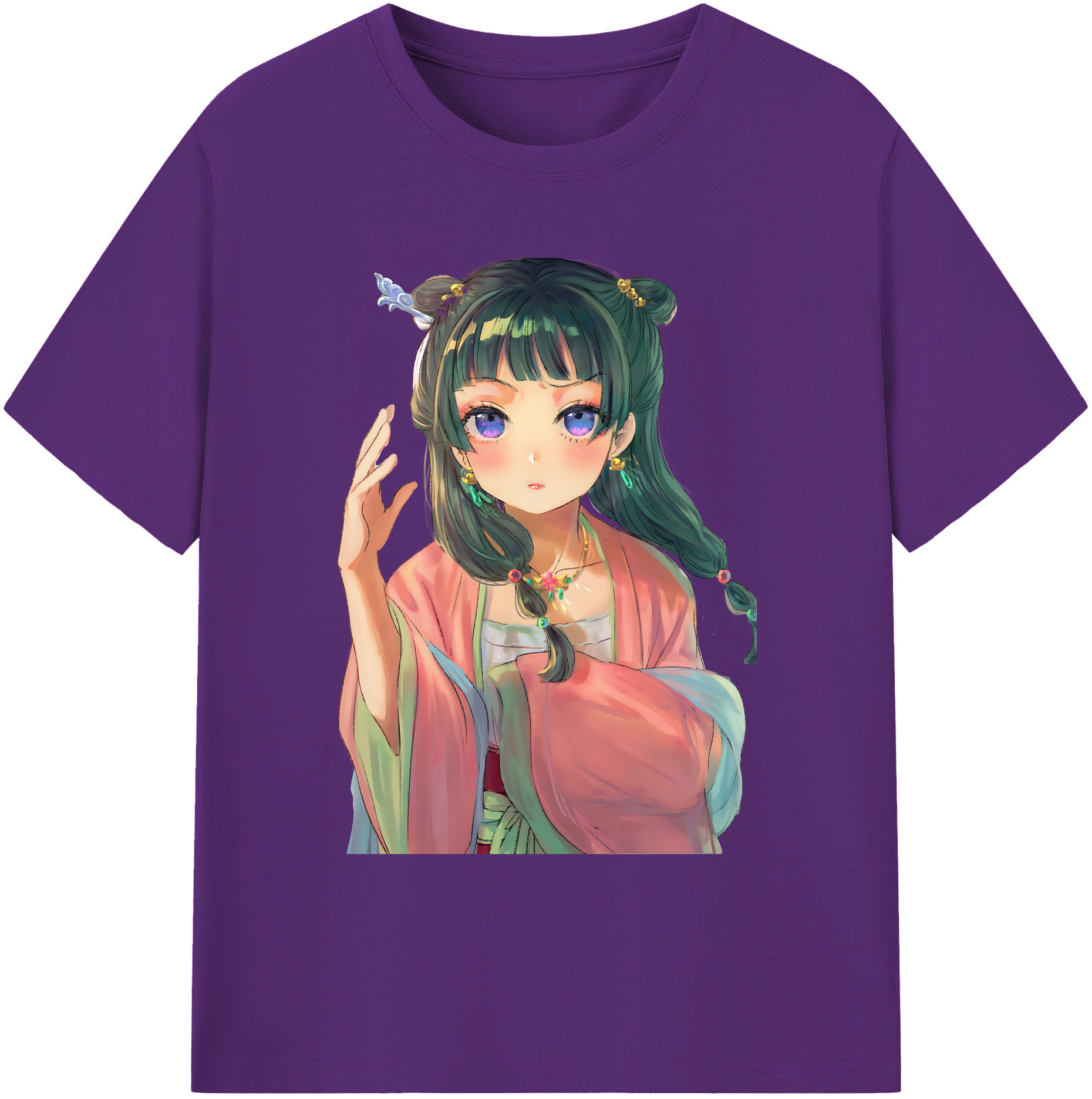（画像用） 薬屋のひとりごと The Apothecary Diaries 綿100％ メンズ半袖Tシャツ｜肌触りやわらか＆通気性
