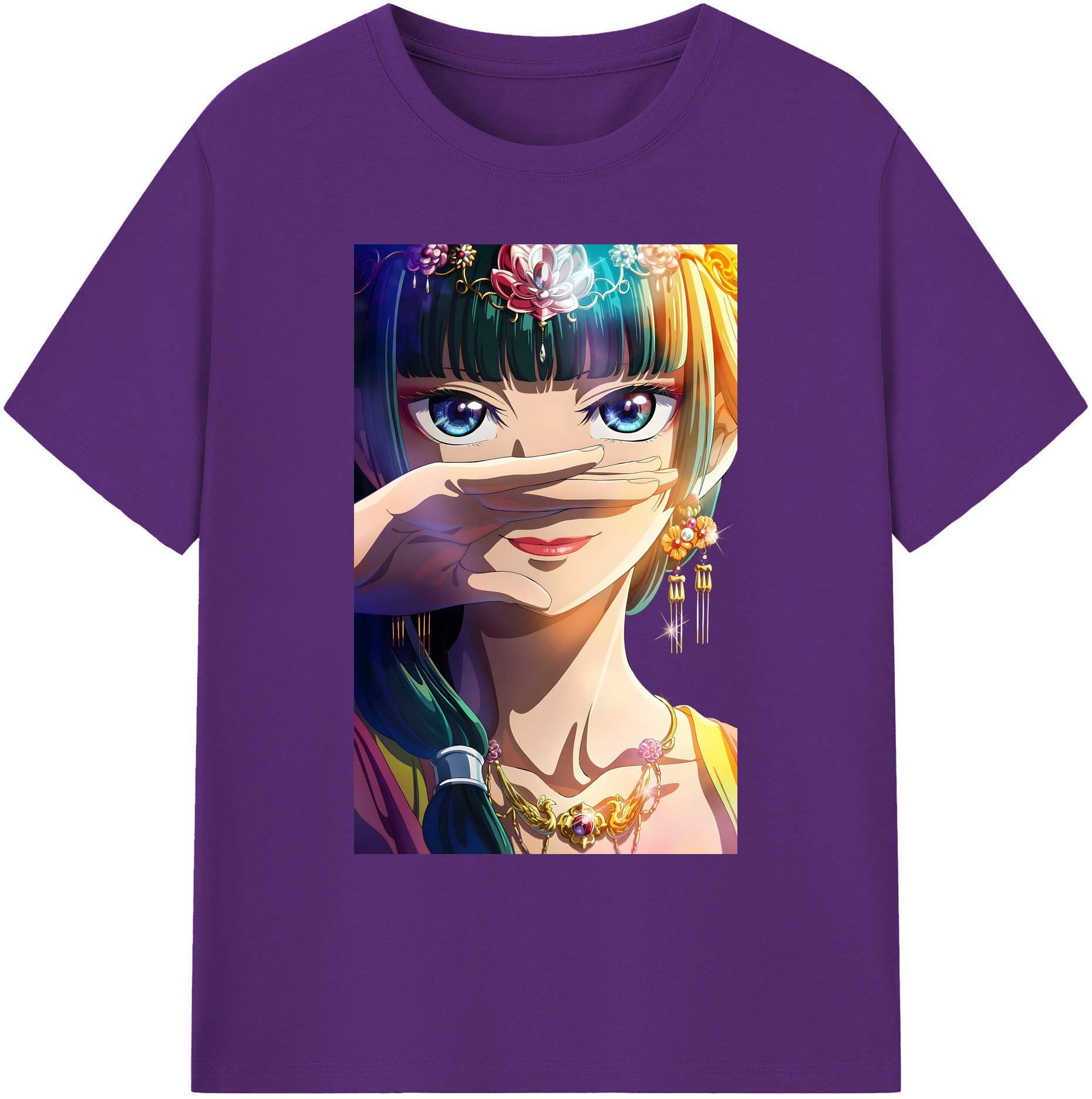 （画像用） 薬屋のひとりごと The Apothecary Diaries 綿100％ メンズ半袖Tシャツ｜肌触りやわらか＆通気性