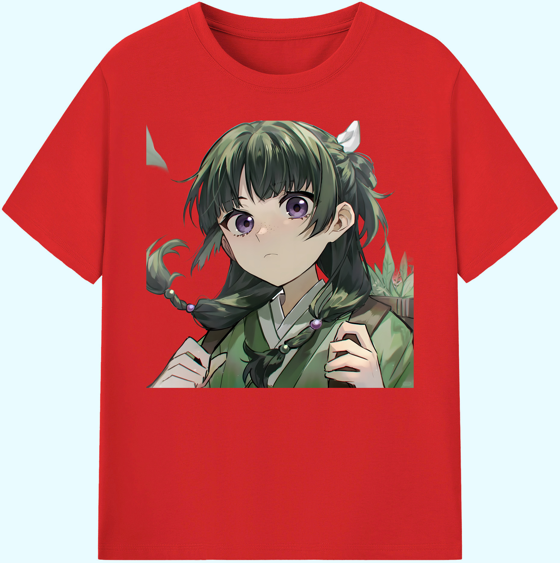 （画像用） 薬屋のひとりごと The Apothecary Diaries 綿100％ メンズ半袖Tシャツ｜肌触りやわらか＆通気性