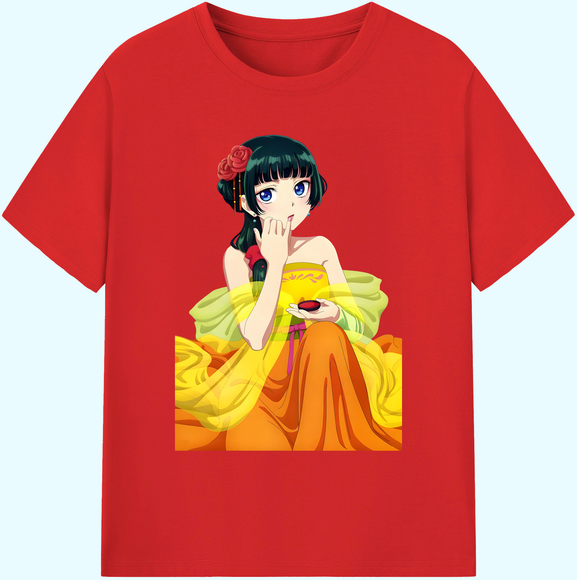 （画像用） 薬屋のひとりごと The Apothecary Diaries 綿100％ メンズ半袖Tシャツ｜肌触りやわらか＆通気性