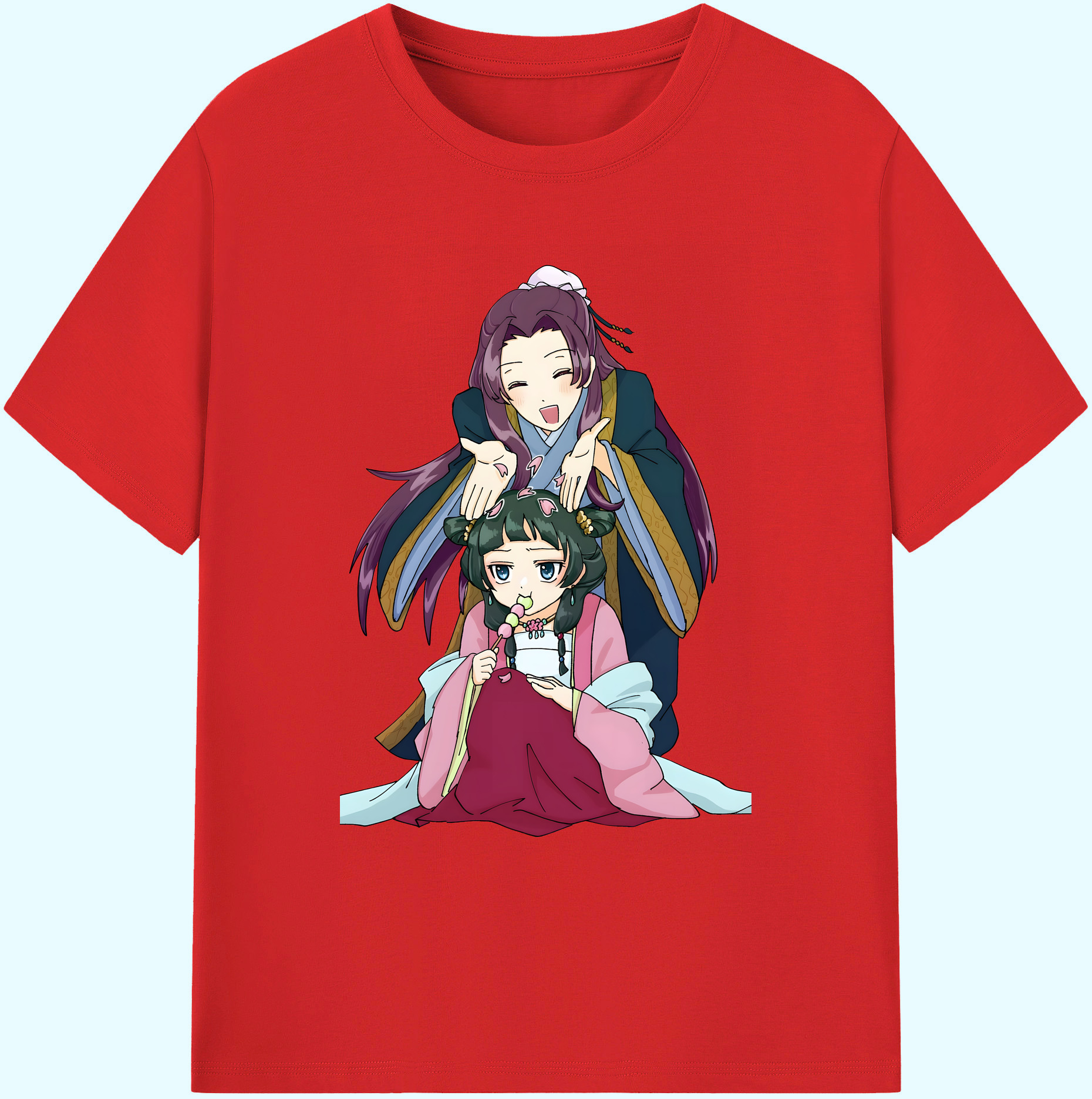 （画像用） 薬屋のひとりごと The Apothecary Diaries 綿100％ メンズ半袖Tシャツ｜肌触りやわらか＆通気性