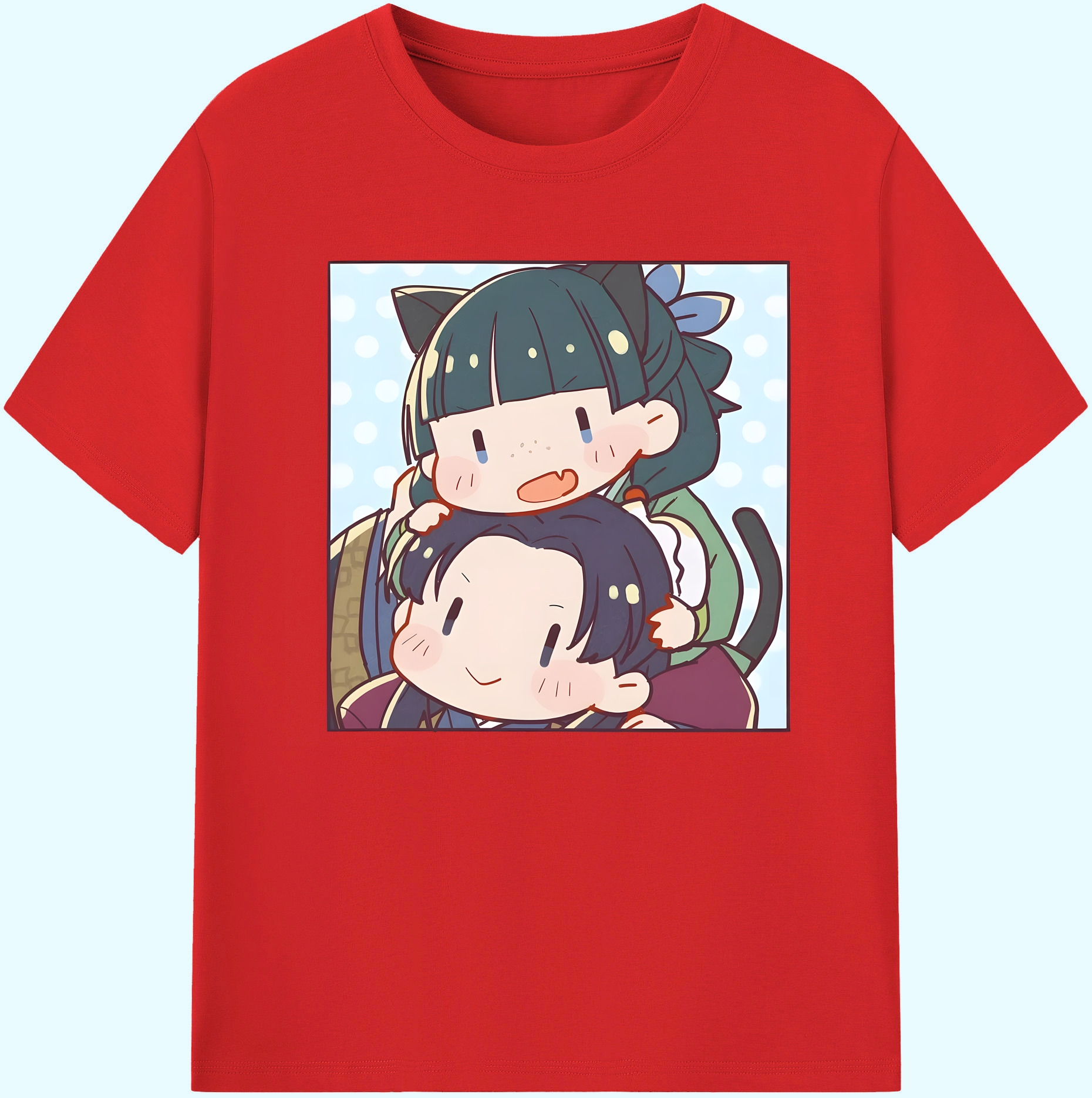 （画像用） 薬屋のひとりごと The Apothecary Diaries 綿100％ メンズ半袖Tシャツ｜肌触りやわらか＆通気性