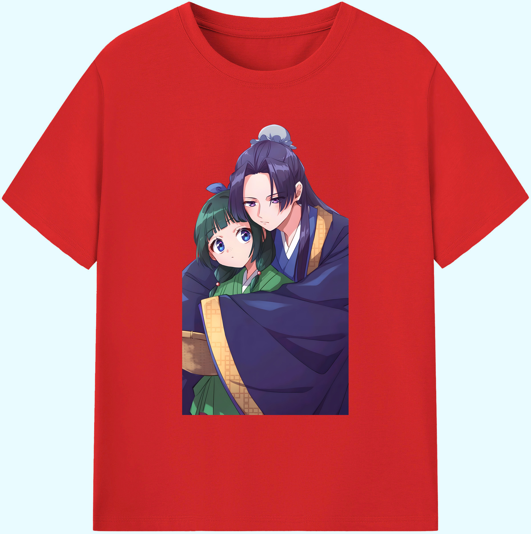 （画像用） 薬屋のひとりごと The Apothecary Diaries 綿100％ メンズ半袖Tシャツ｜肌触りやわらか＆通気性