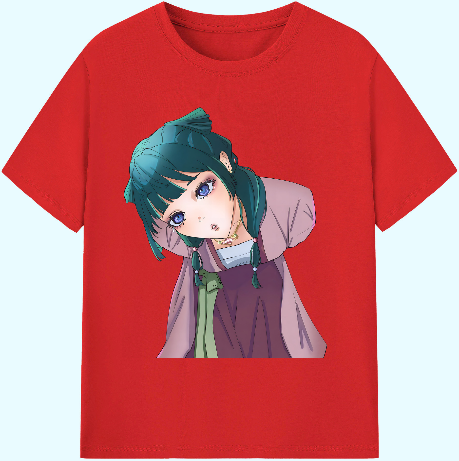 （画像用） 薬屋のひとりごと The Apothecary Diaries 綿100％ メンズ半袖Tシャツ｜肌触りやわらか＆通気性