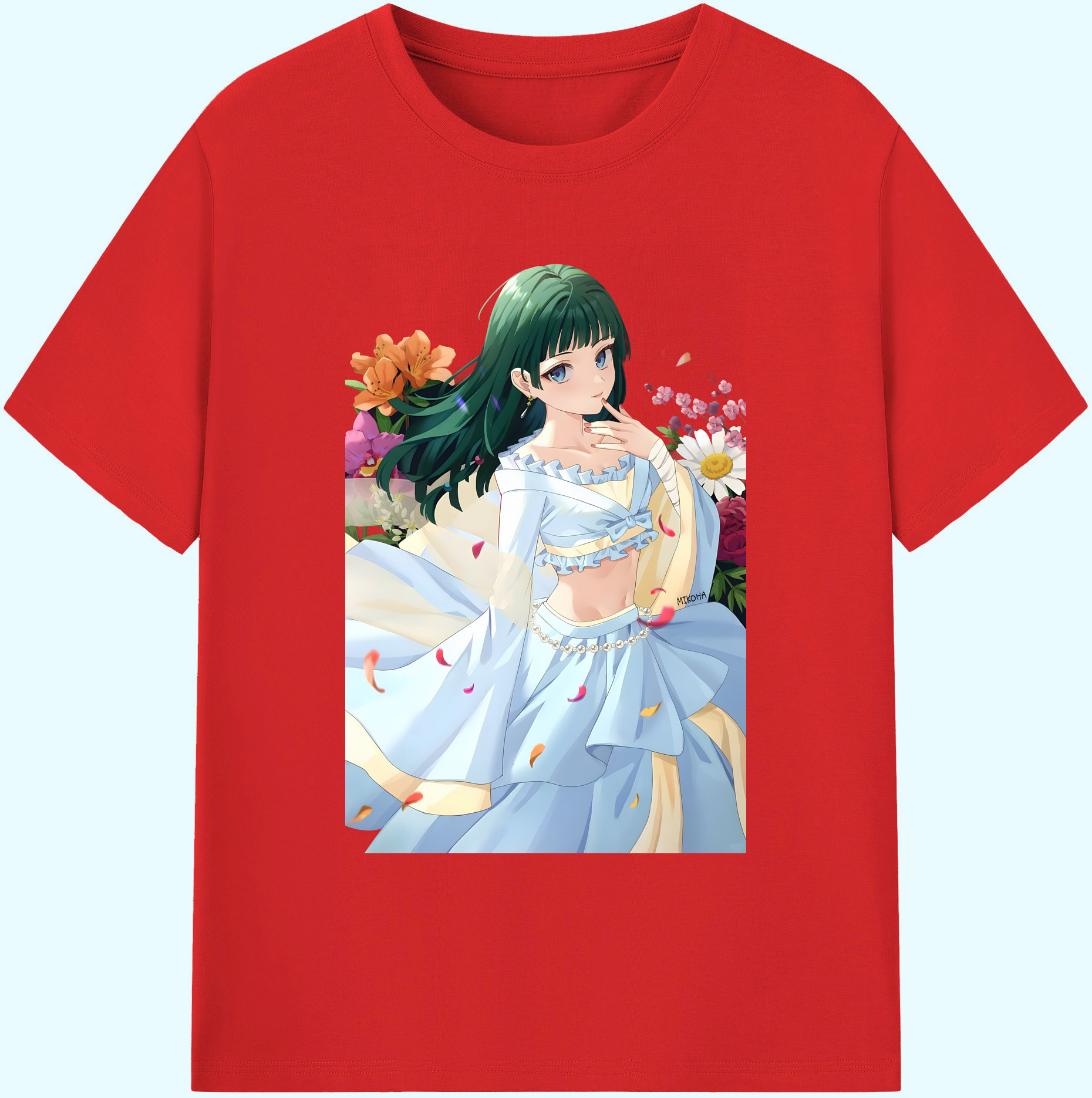 （画像用） 薬屋のひとりごと The Apothecary Diaries 綿100％ メンズ半袖Tシャツ｜肌触りやわらか＆通気性
