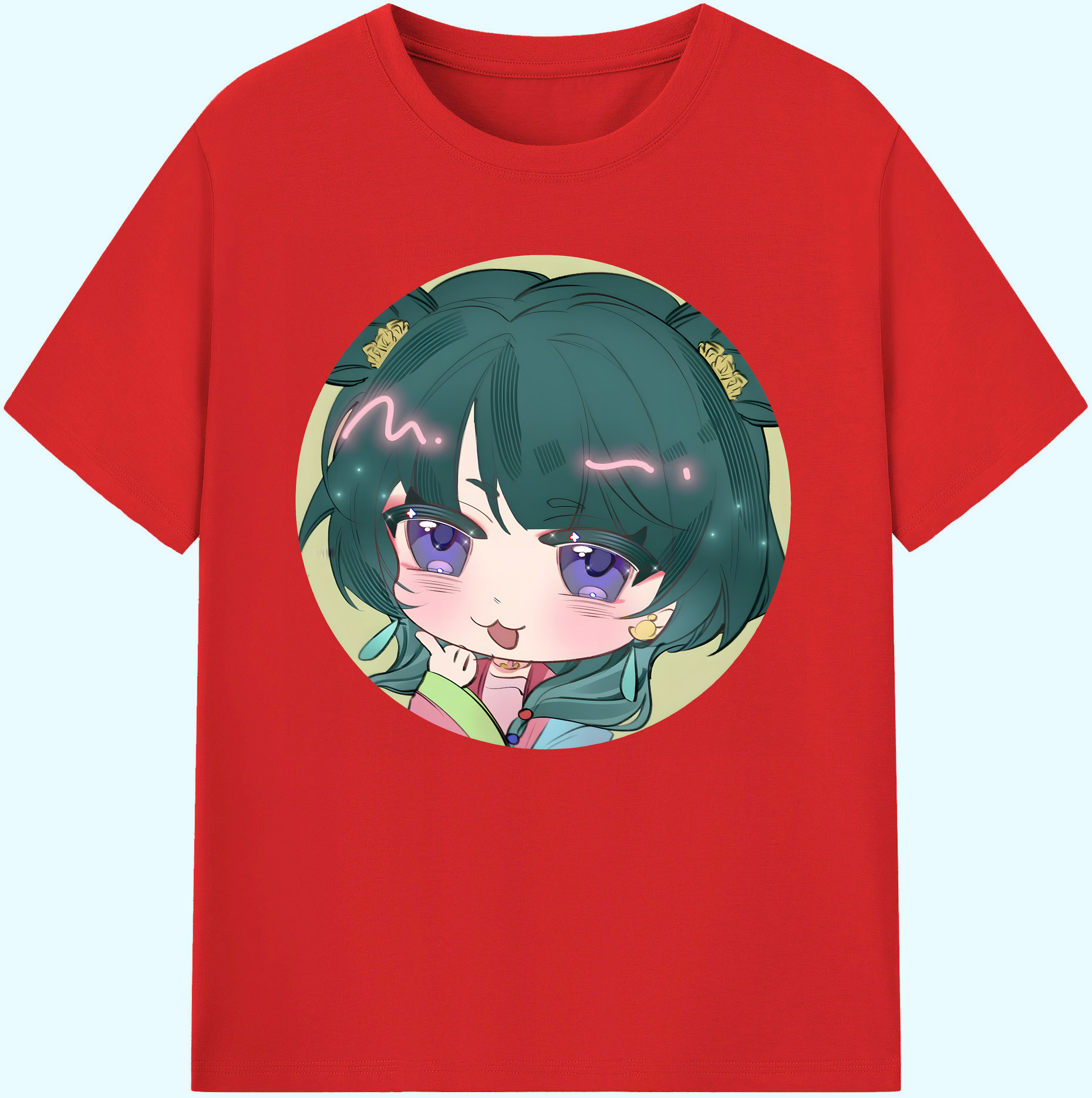 （画像用） 薬屋のひとりごと The Apothecary Diaries 綿100％ メンズ半袖Tシャツ｜肌触りやわらか＆通気性
