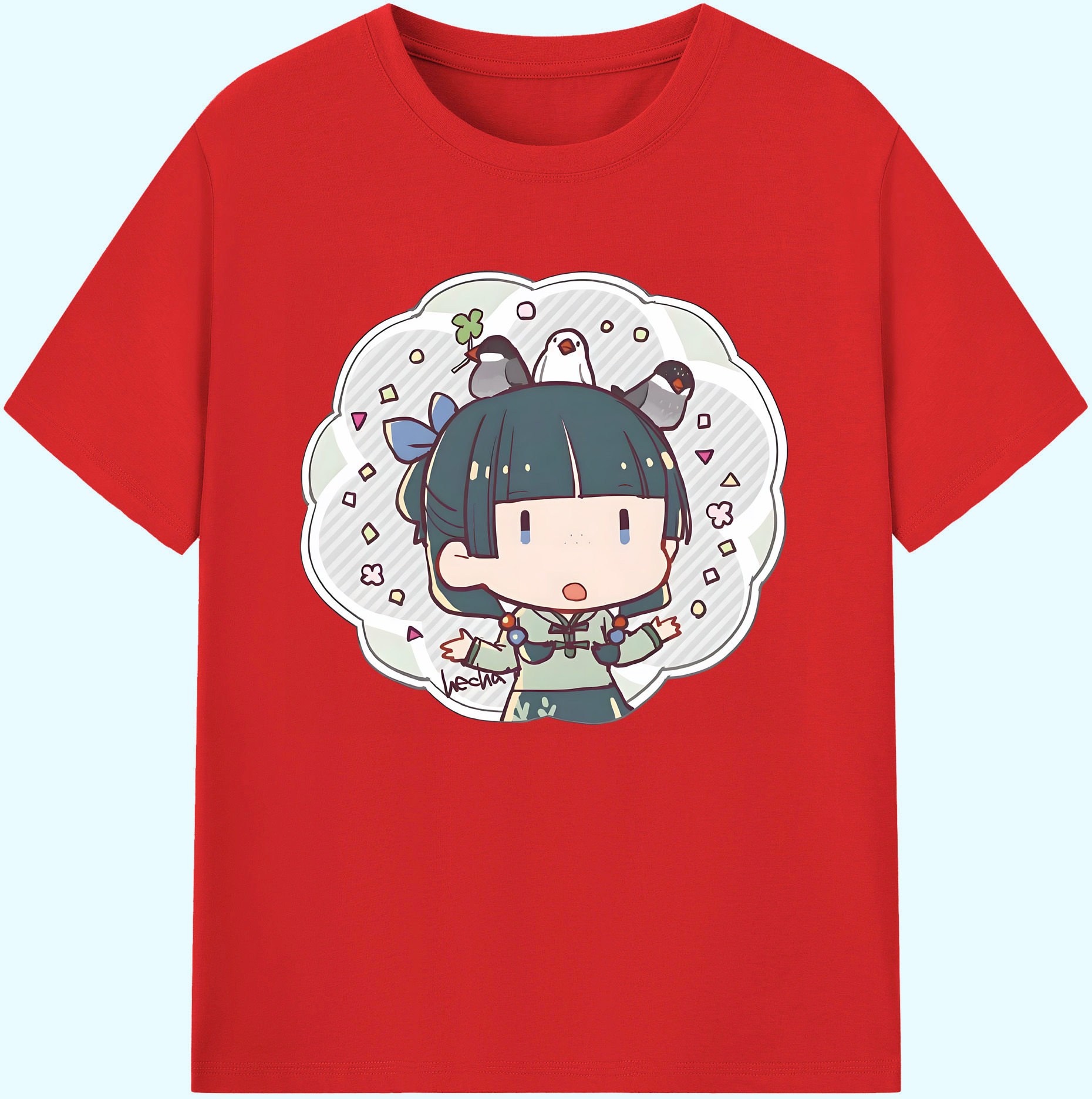 （画像用） 薬屋のひとりごと The Apothecary Diaries 綿100％ メンズ半袖Tシャツ｜肌触りやわらか＆通気性