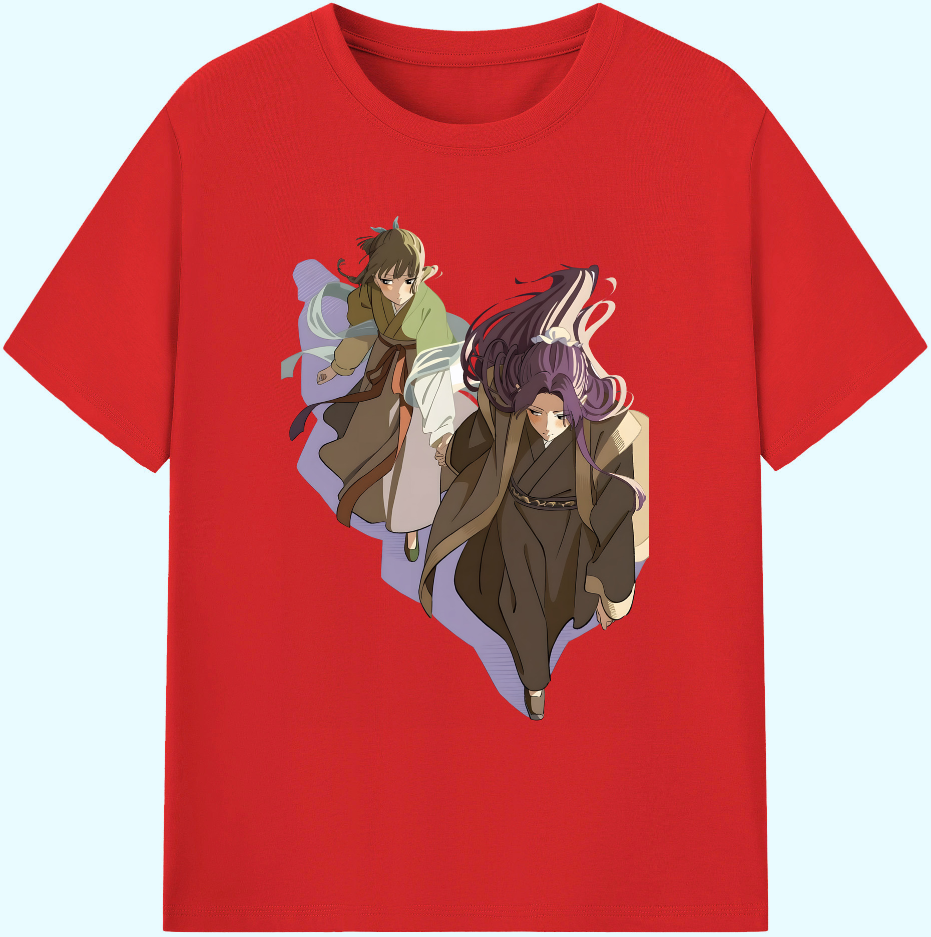 （画像用） 薬屋のひとりごと The Apothecary Diaries 綿100％ メンズ半袖Tシャツ｜肌触りやわらか＆通気性