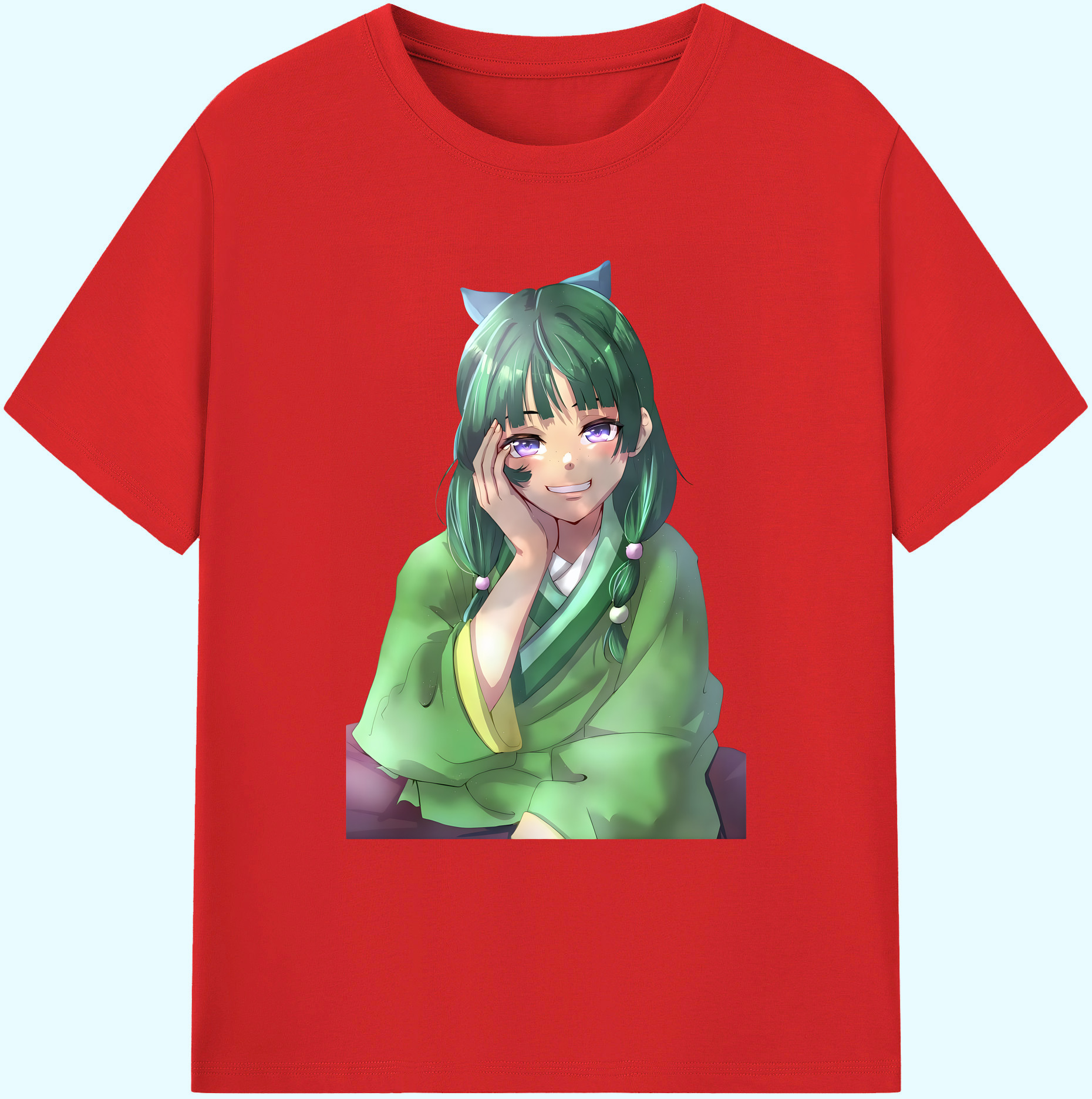 （画像用） 薬屋のひとりごと The Apothecary Diaries 綿100％ メンズ半袖Tシャツ｜肌触りやわらか＆通気性