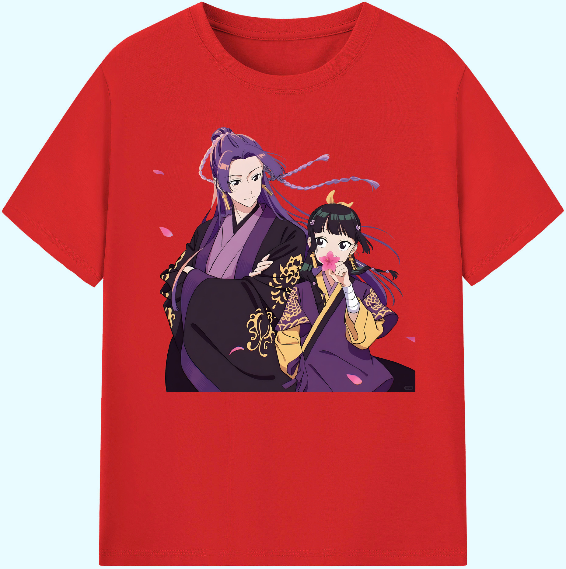 （画像用） 薬屋のひとりごと The Apothecary Diaries 綿100％ メンズ半袖Tシャツ｜肌触りやわらか＆通気性