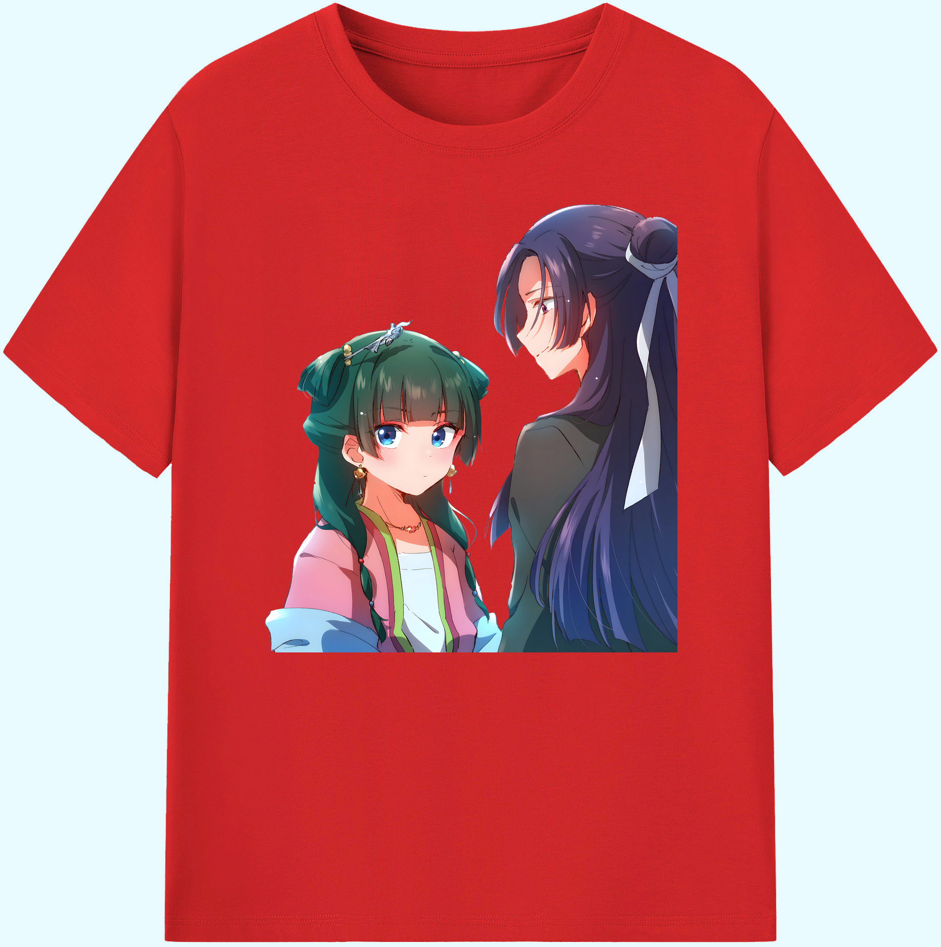 （画像用） 薬屋のひとりごと The Apothecary Diaries 綿100％ メンズ半袖Tシャツ｜肌触りやわらか＆通気性