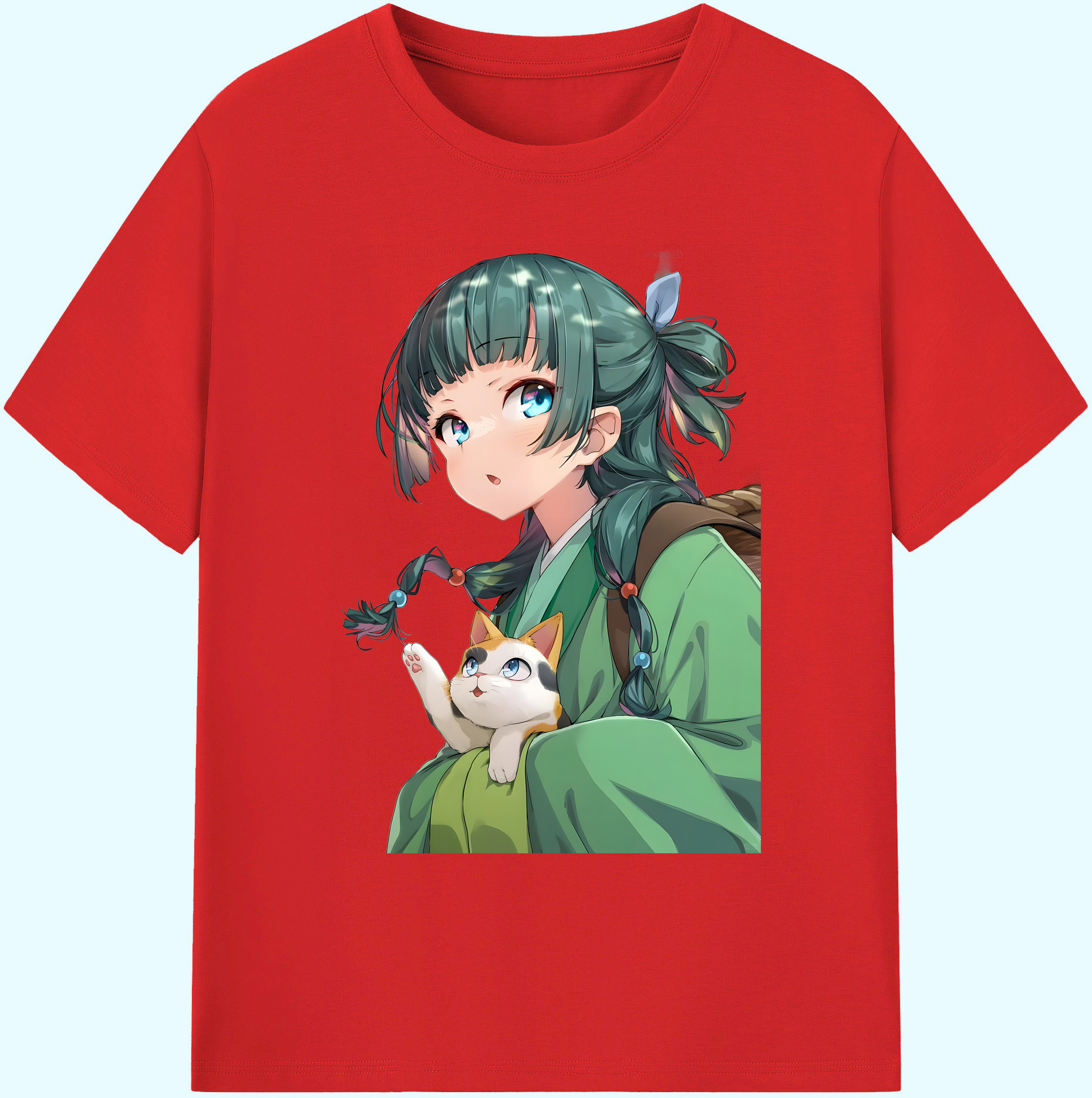（画像用） 薬屋のひとりごと The Apothecary Diaries 綿100％ メンズ半袖Tシャツ｜肌触りやわらか＆通気性