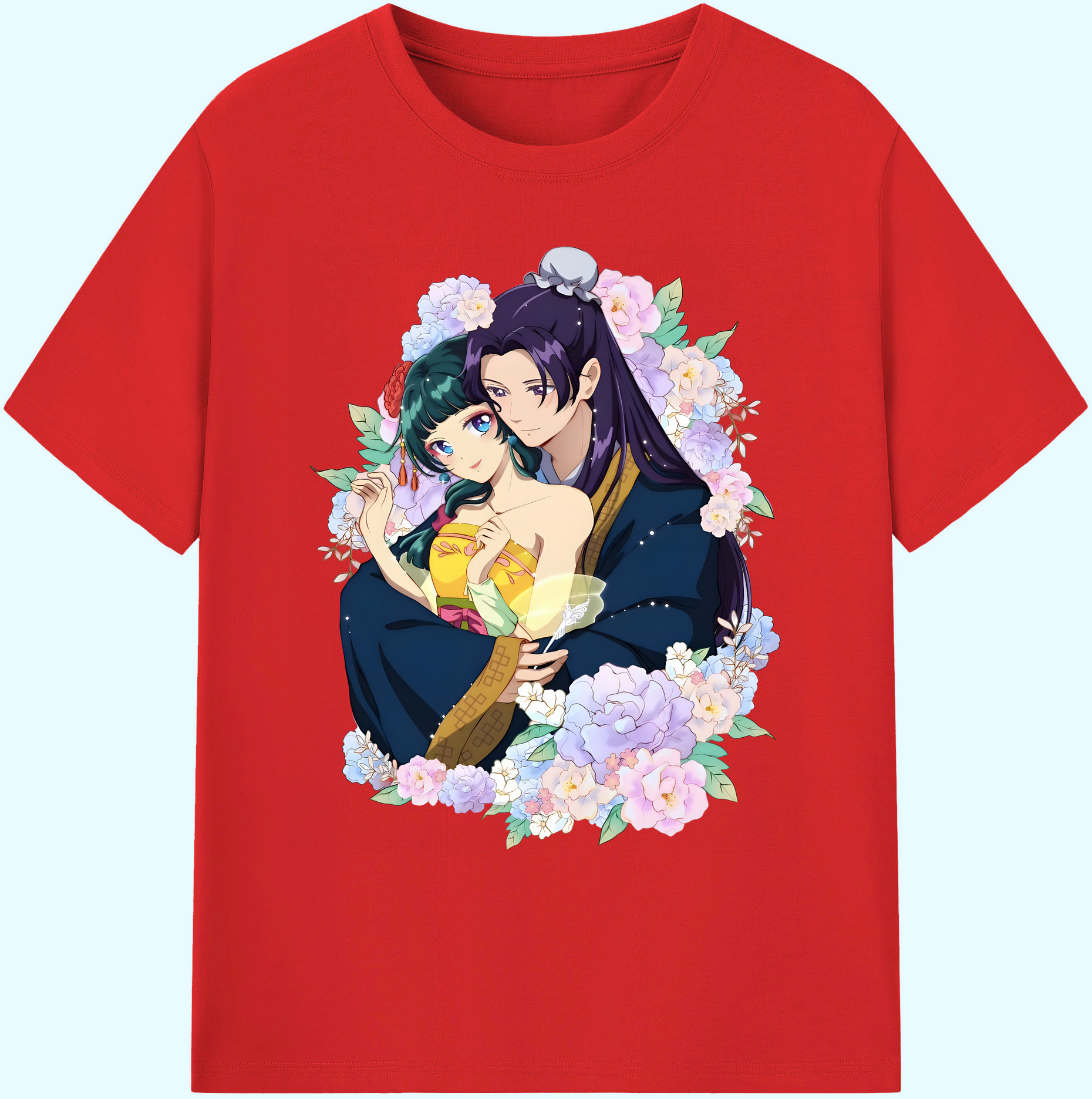 （画像用） 薬屋のひとりごと The Apothecary Diaries 綿100％ メンズ半袖Tシャツ｜肌触りやわらか＆通気性