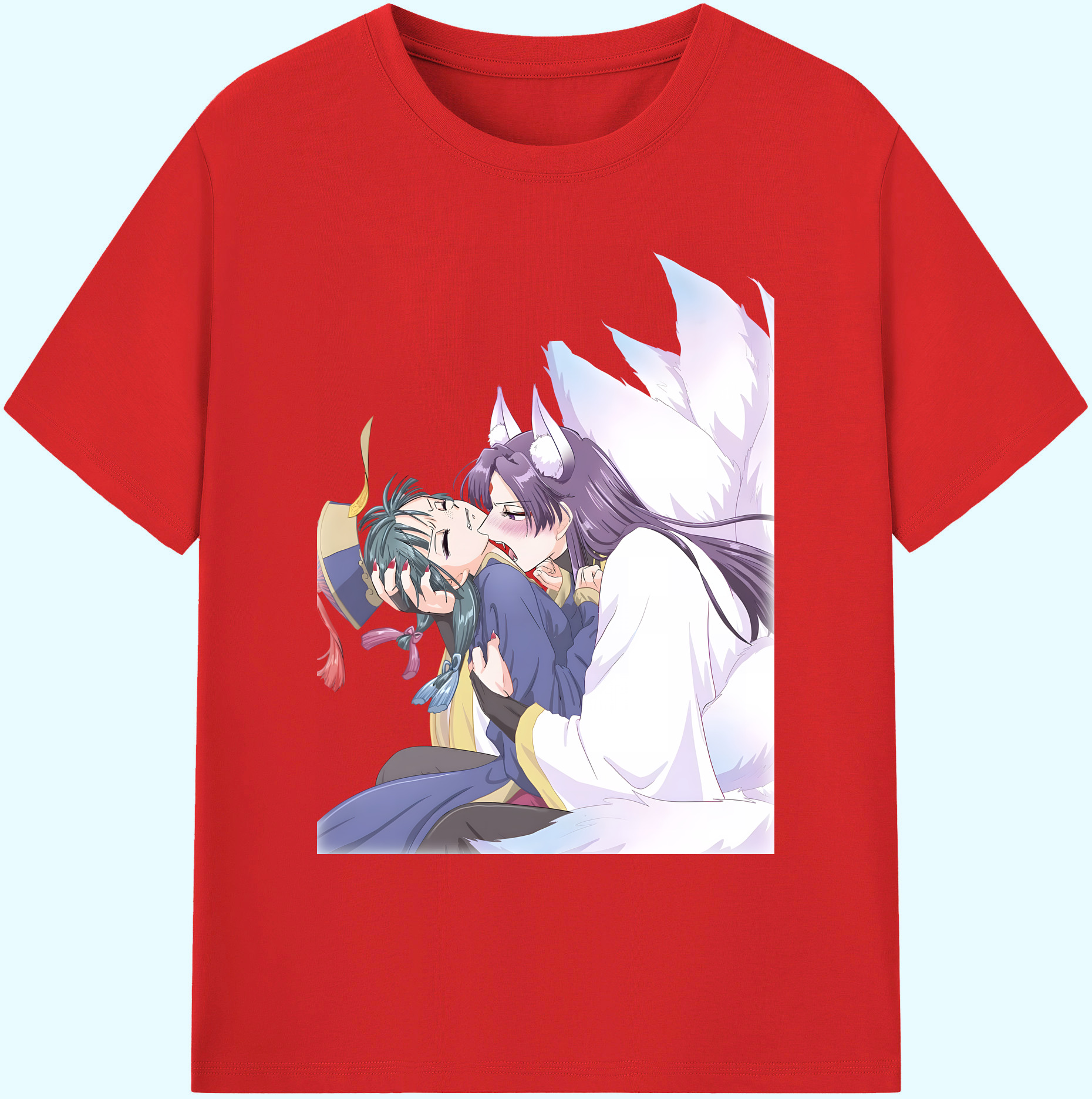 （画像用） 薬屋のひとりごと The Apothecary Diaries 綿100％ メンズ半袖Tシャツ｜肌触りやわらか＆通気性