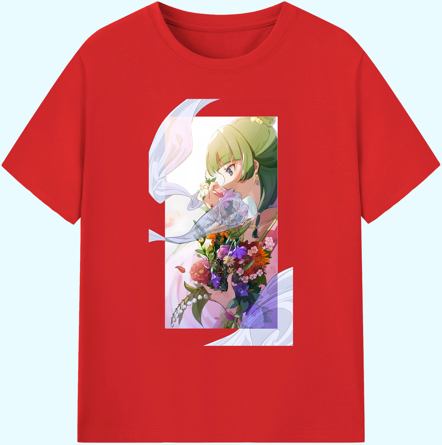 （画像用） 薬屋のひとりごと The Apothecary Diaries 綿100％ メンズ半袖Tシャツ｜肌触りやわらか＆通気性