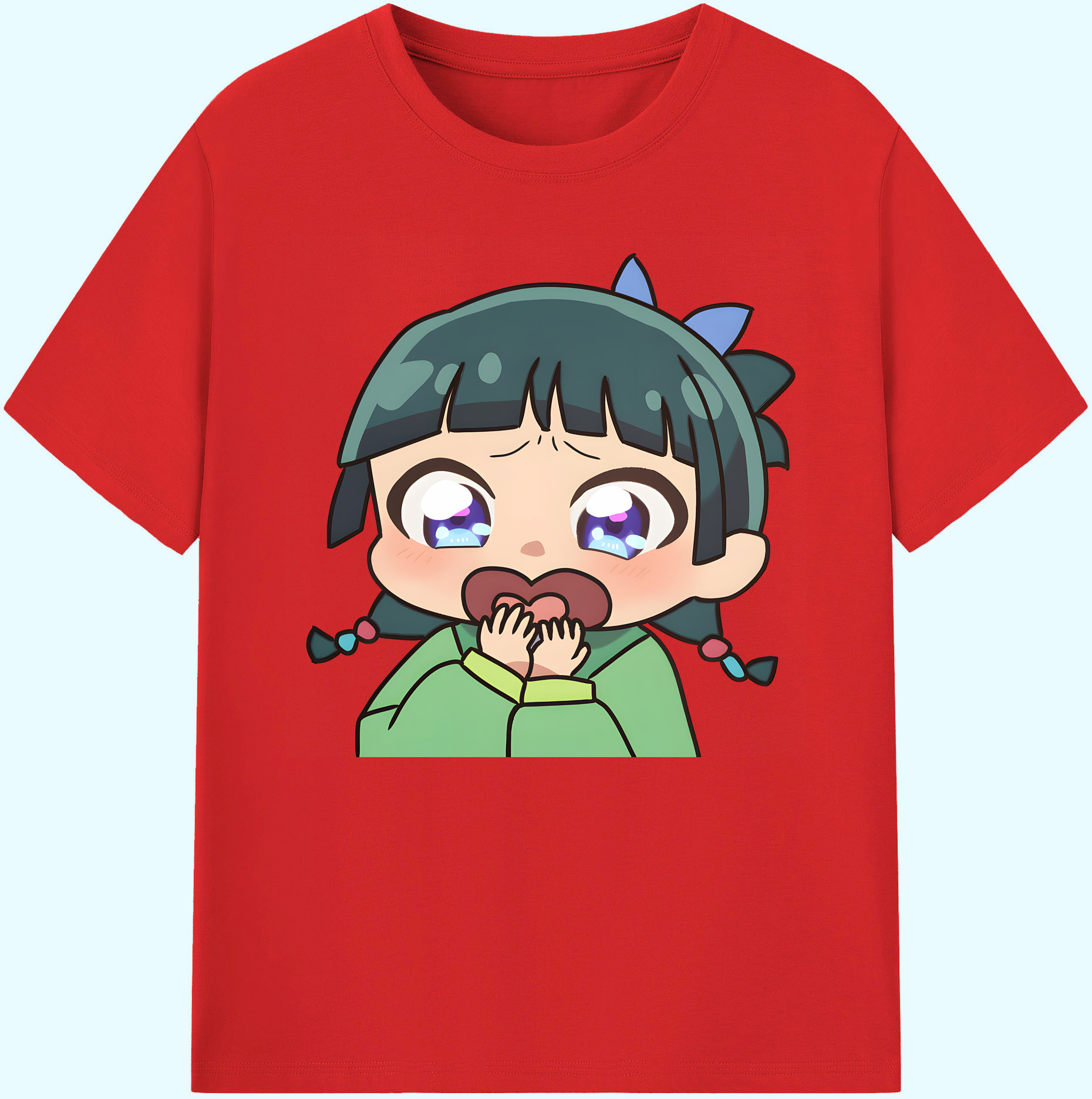 （画像用） 薬屋のひとりごと The Apothecary Diaries 綿100％ メンズ半袖Tシャツ｜肌触りやわらか＆通気性